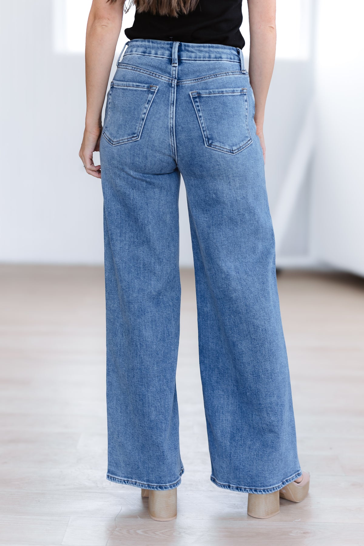 Eli HR Palazzo Wide Leg Jeans - FINAL SALE