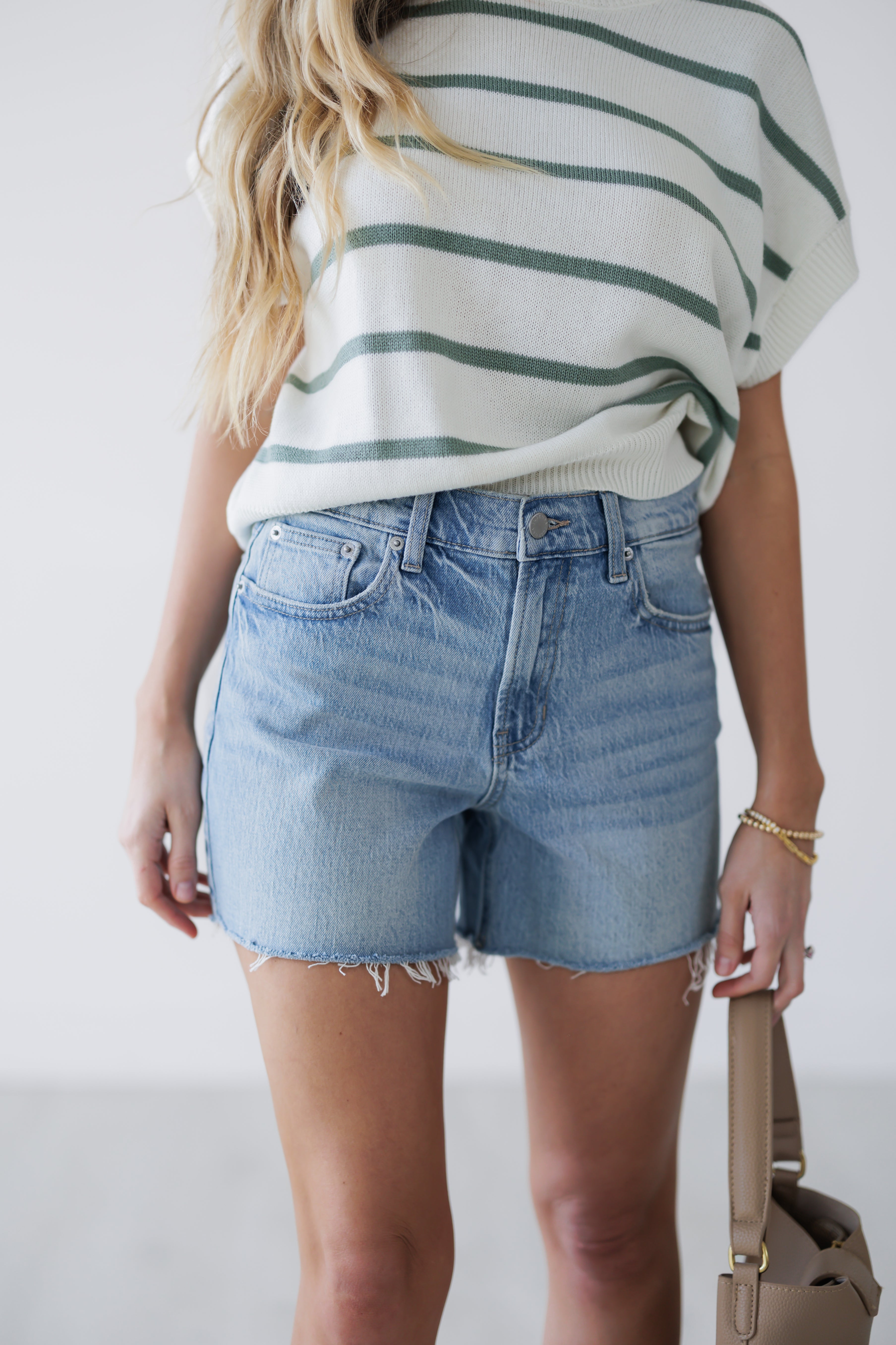 Aaron Longer Length Stretch Shorts