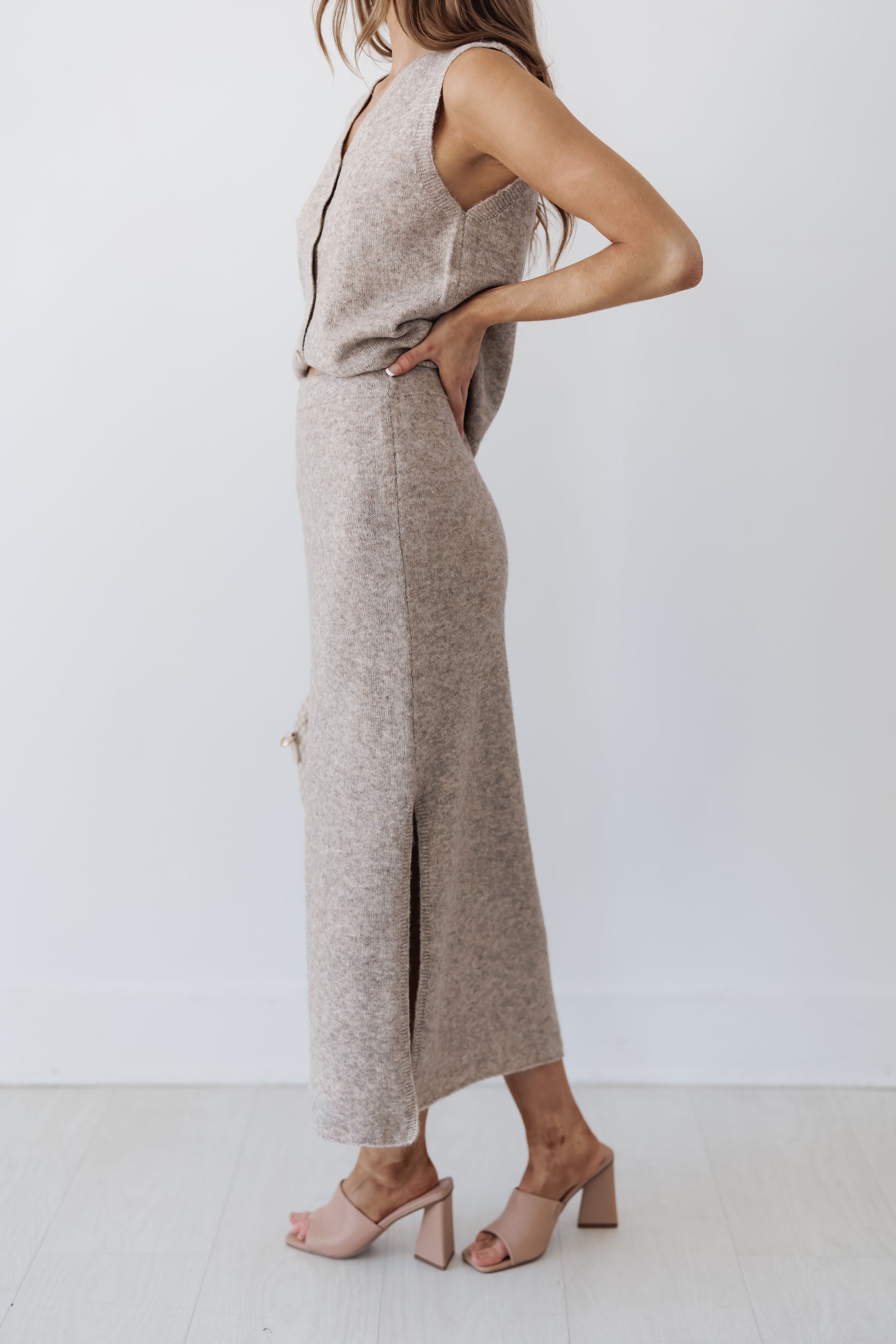 Alyson Skirt - Taupe