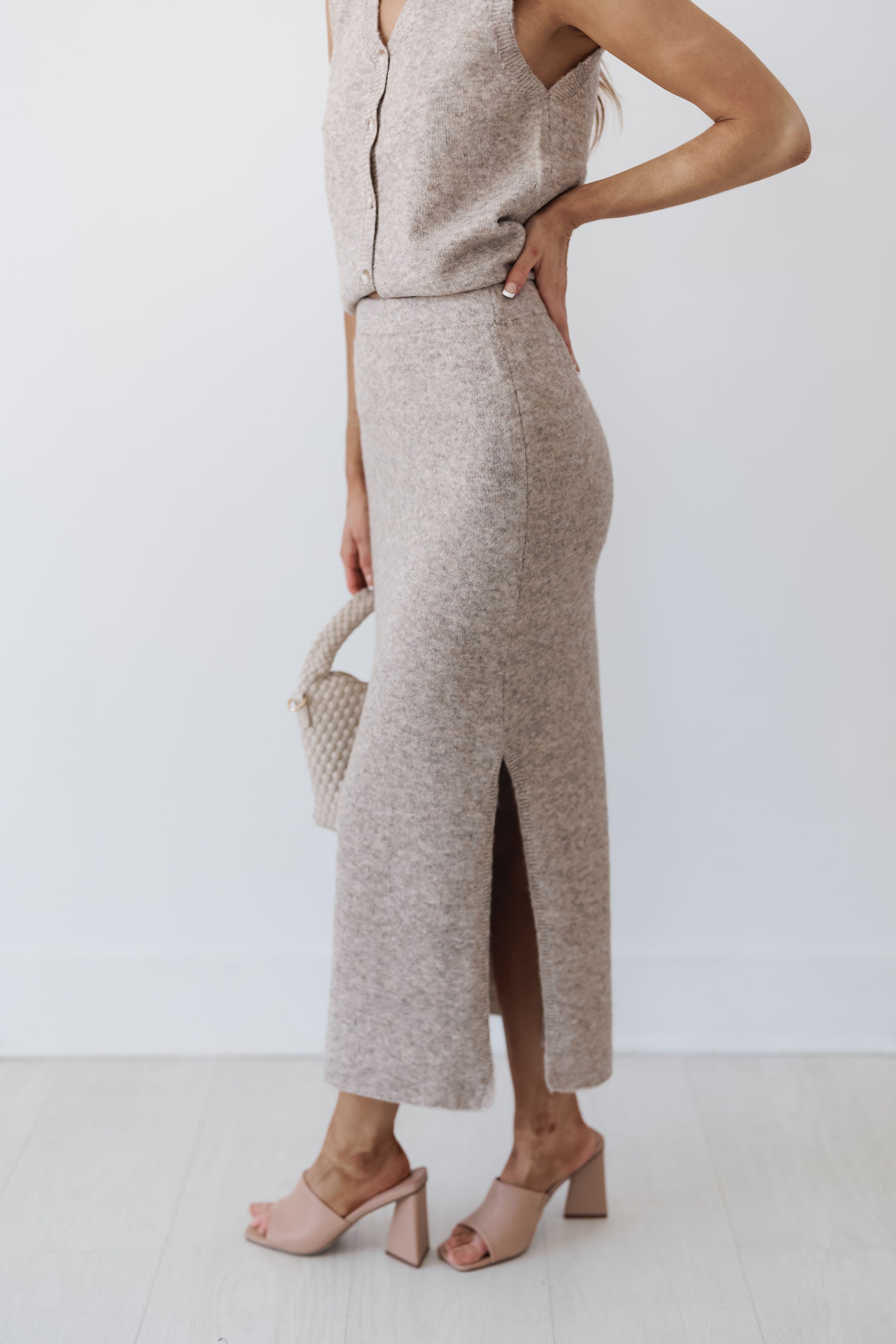 Alyson Skirt - Taupe