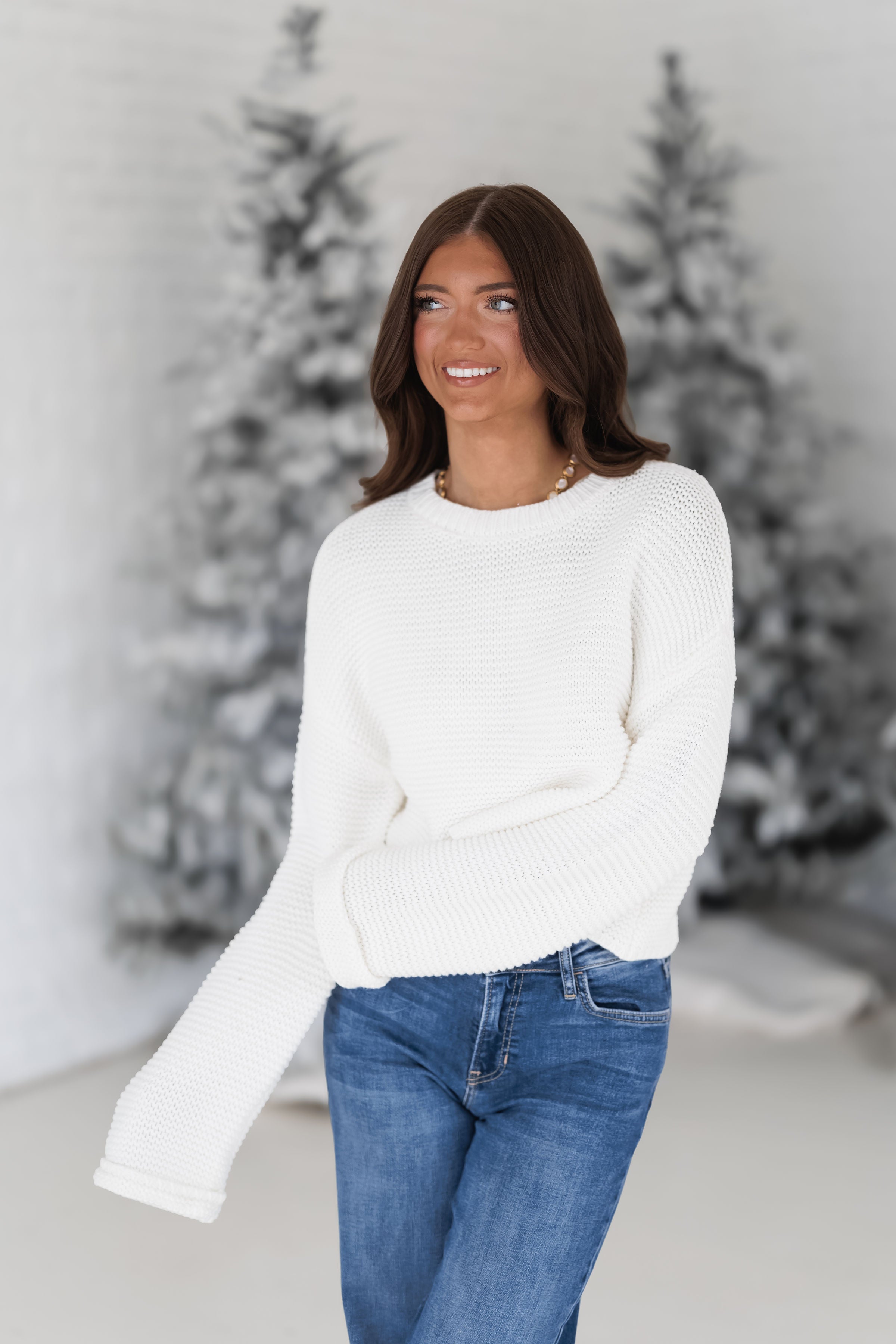 Chill Vibes Sweater - Cream