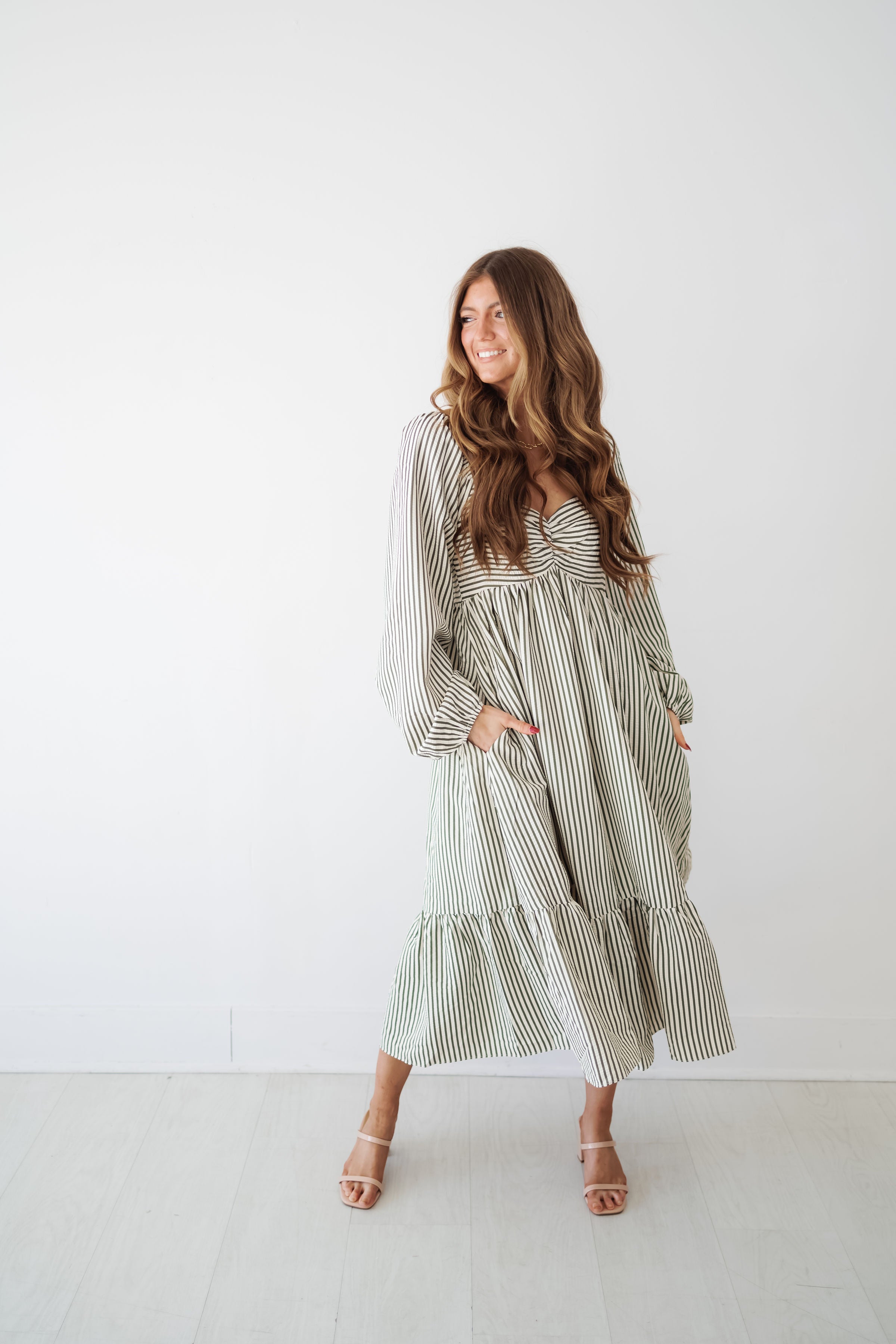 Mirabel Dress - Olive