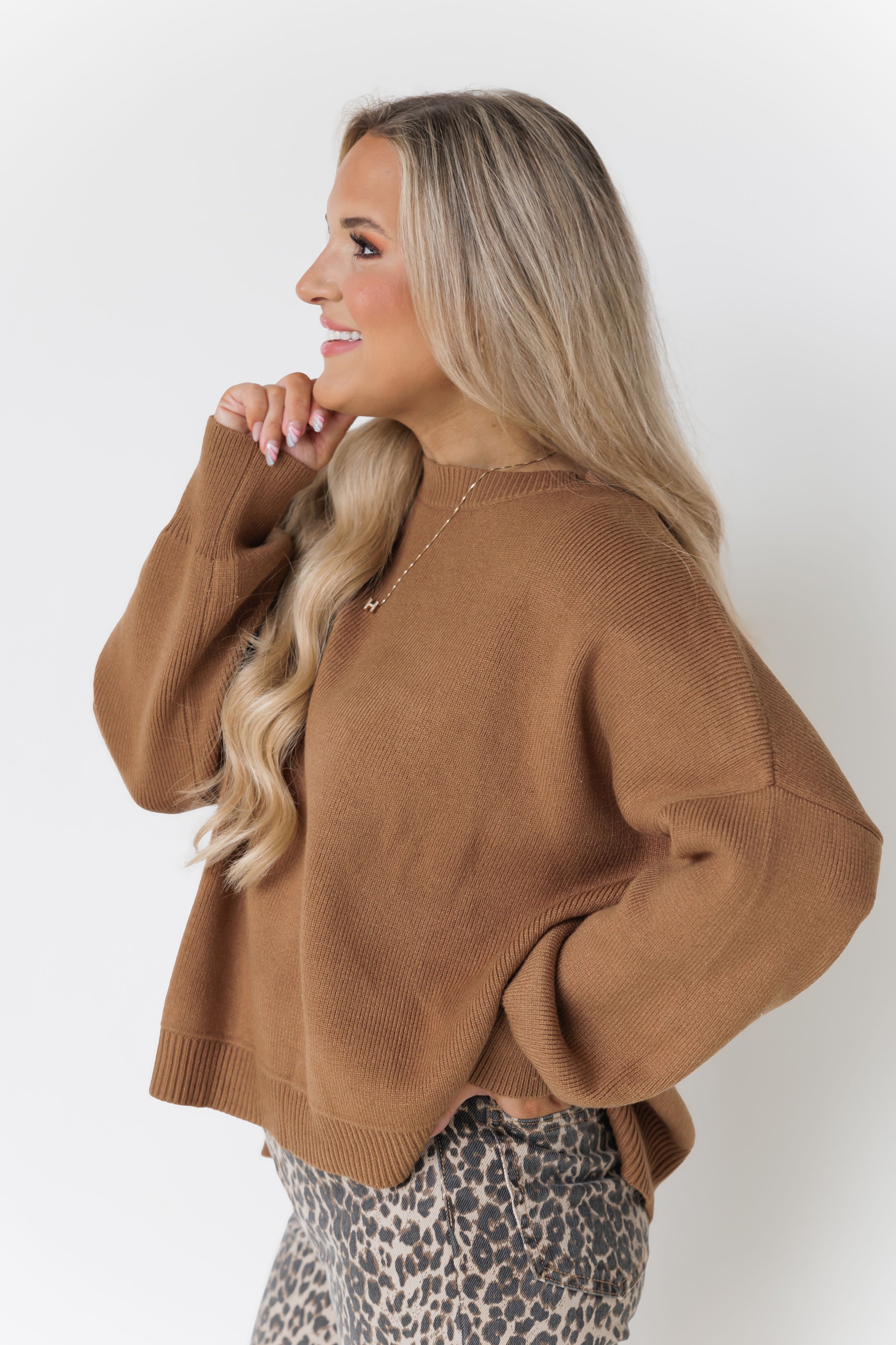 Passing Cloud Sweater - Camel