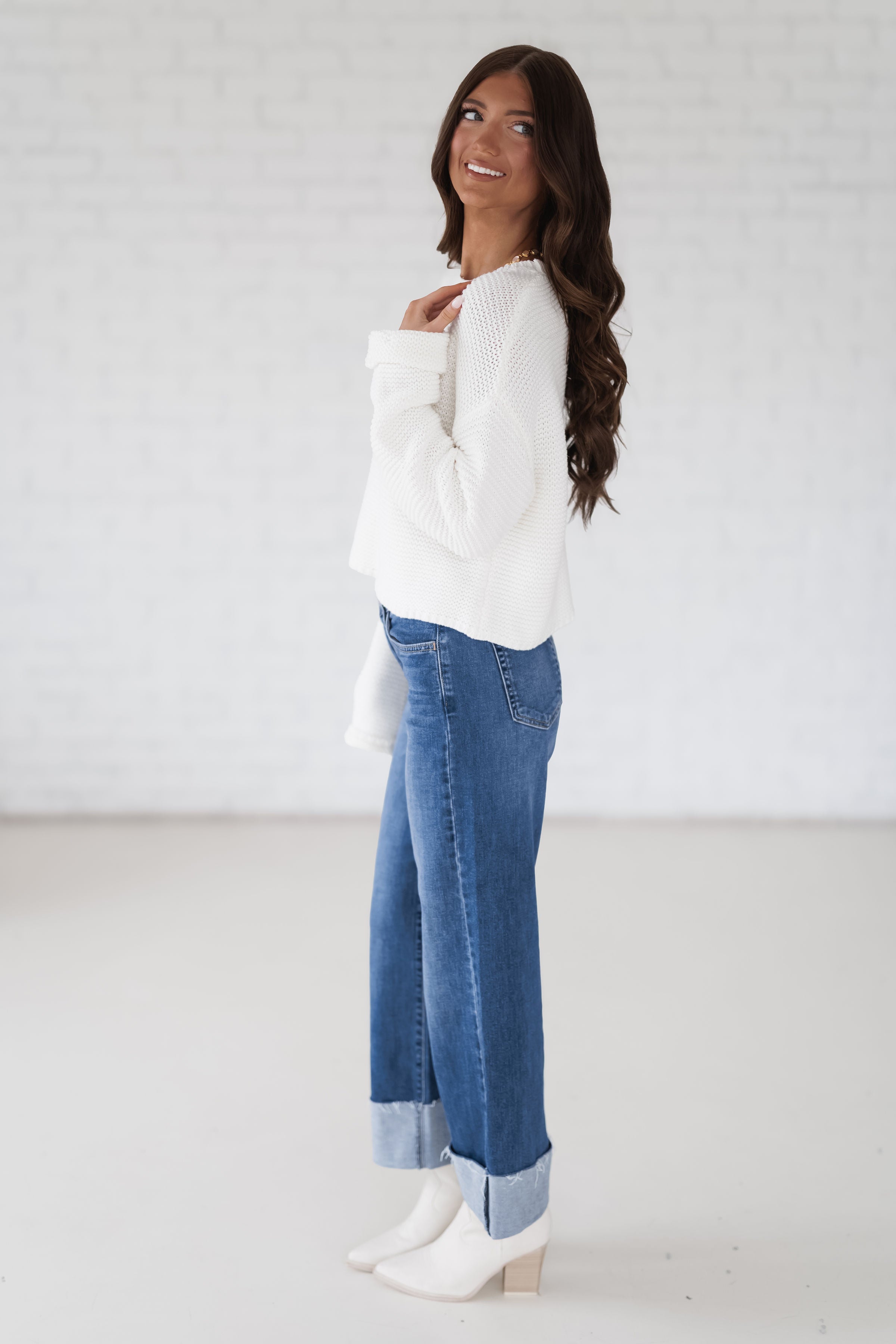 Chill Vibes Sweater - Cream