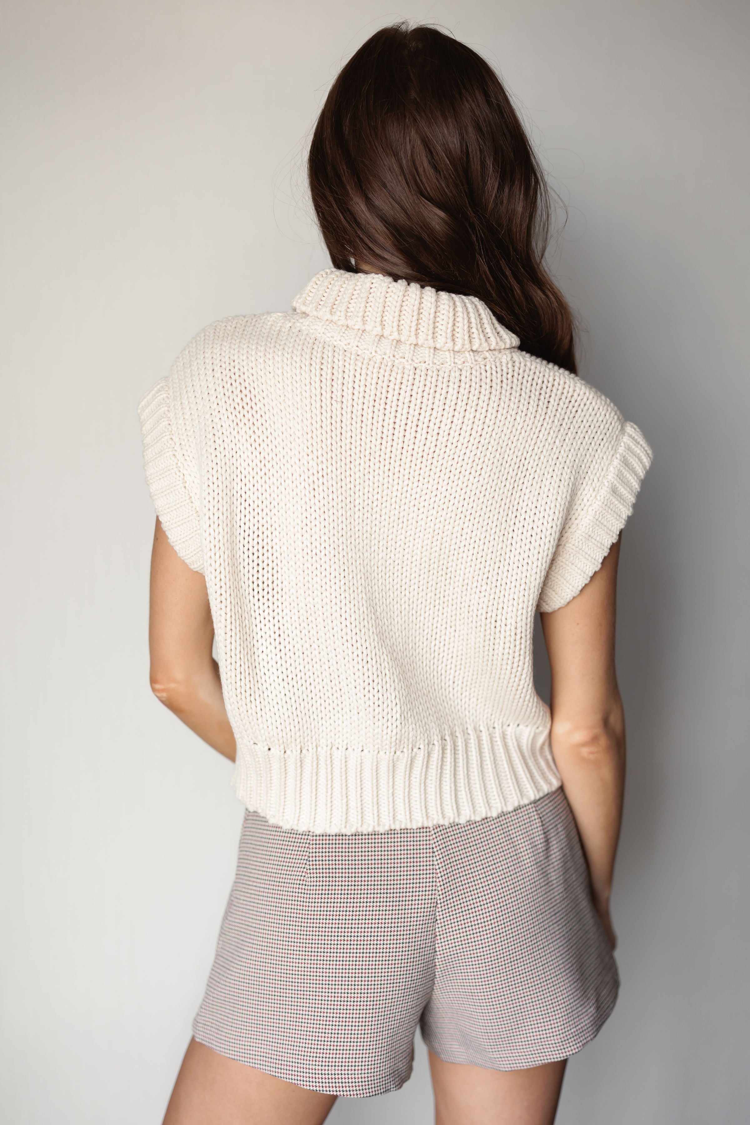 Sweet On You Sweater Top - Ecru