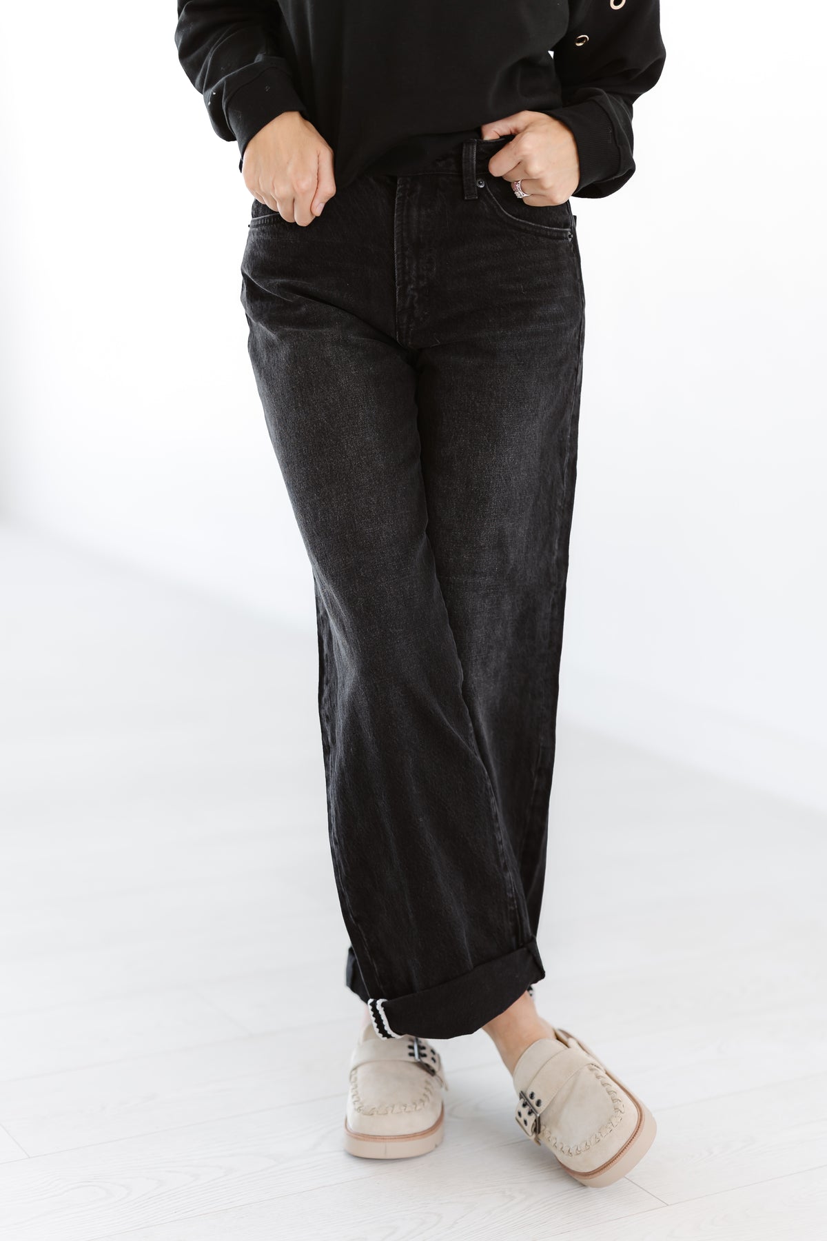 [Z Supply] The Show Off HR Bowed Jeans