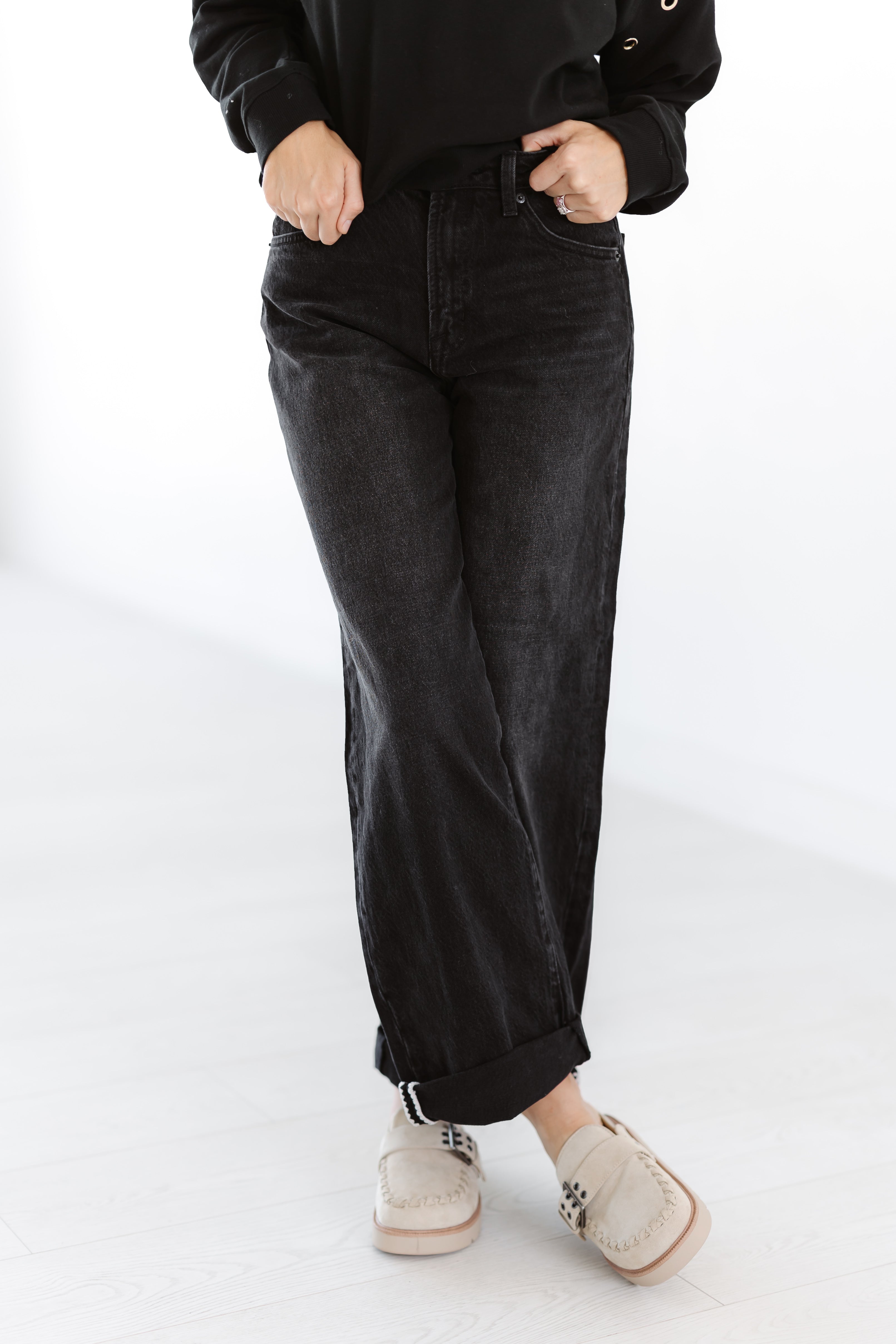 [Z Supply] The Show Off HR Bowed Jeans
