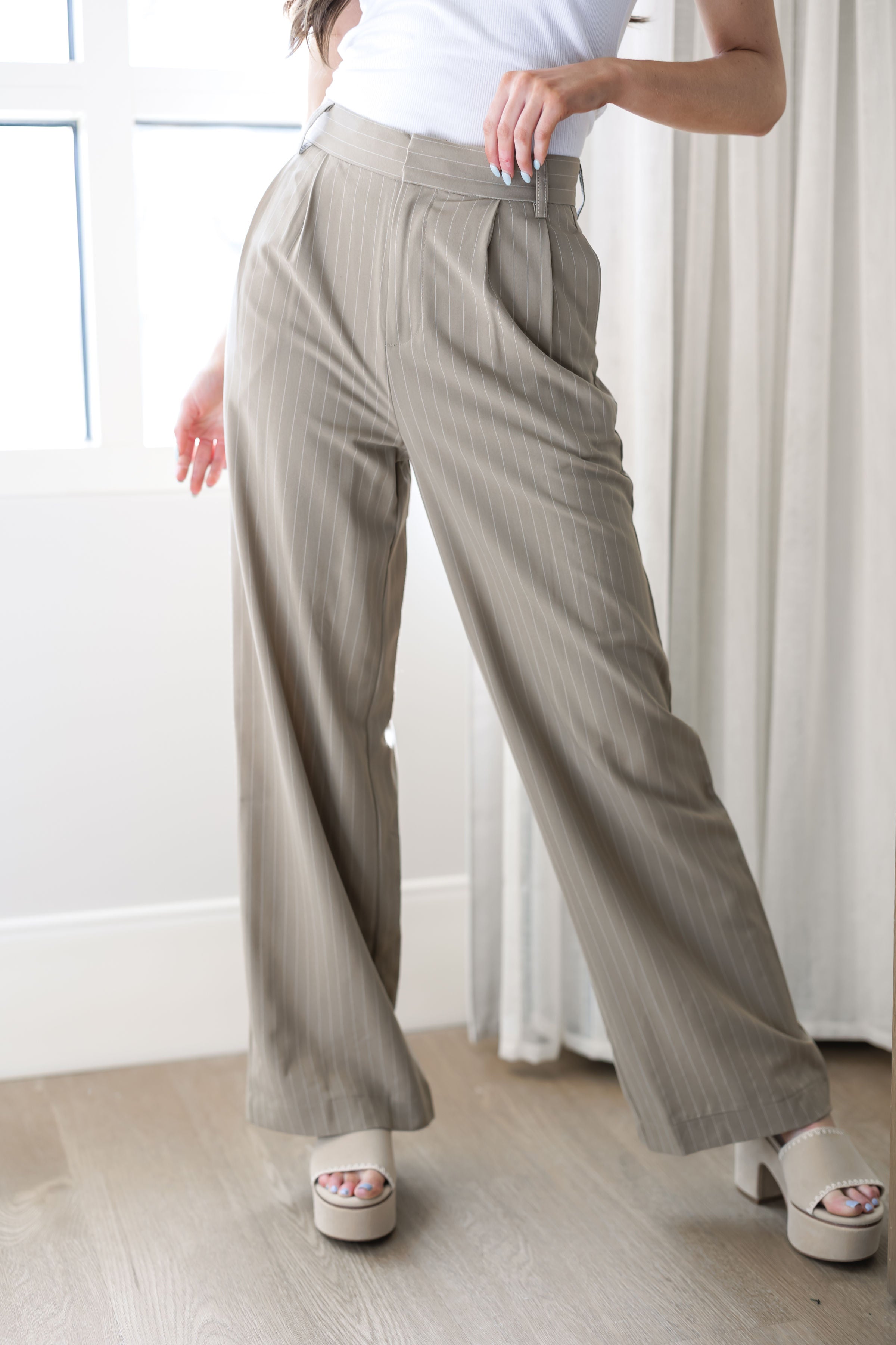 Stand Your Ground Pinstripe Pants