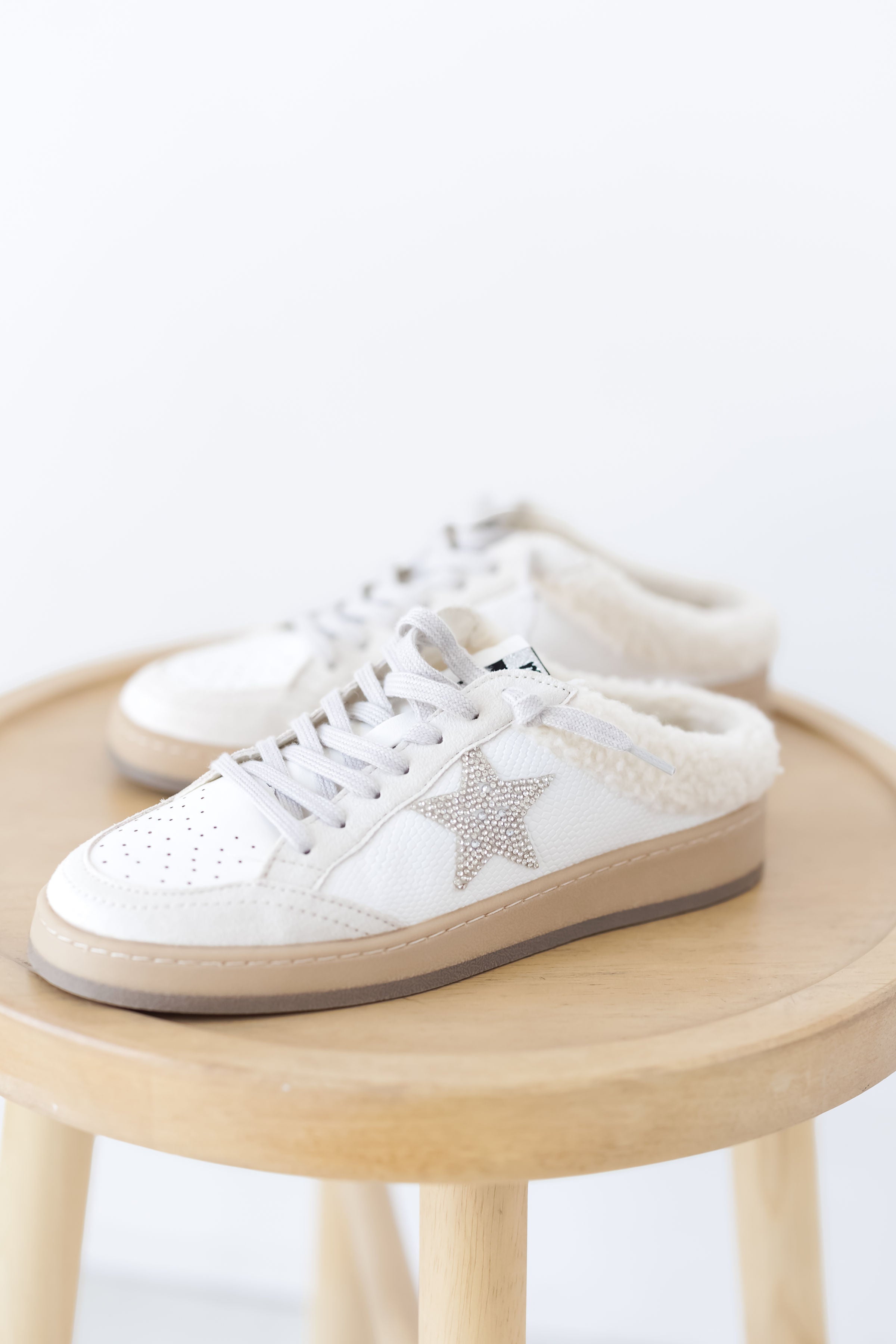 Mi.iM: Sabot Slide Sneaker - White