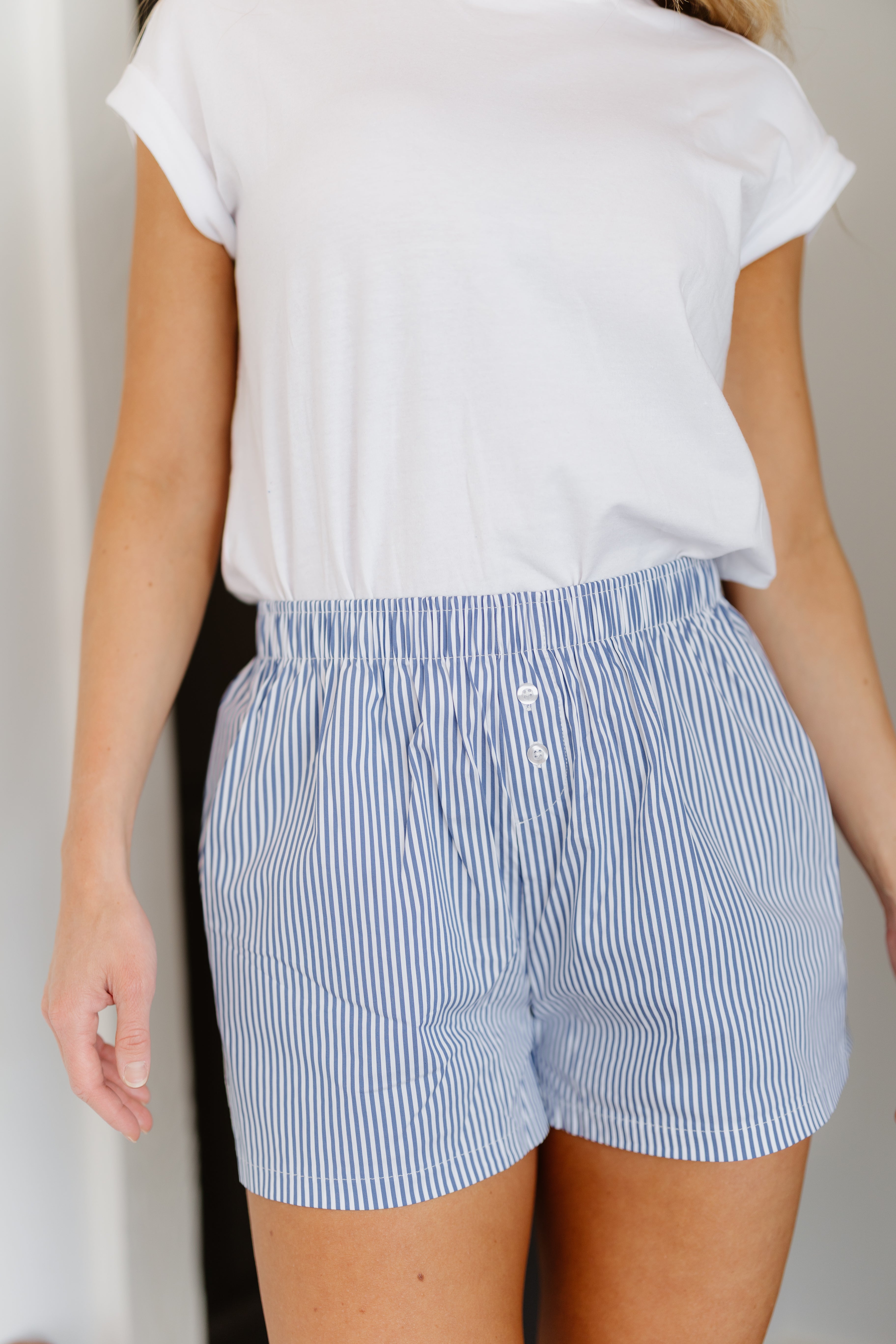 Shoreline Boxer Shorts-Dark Blue
