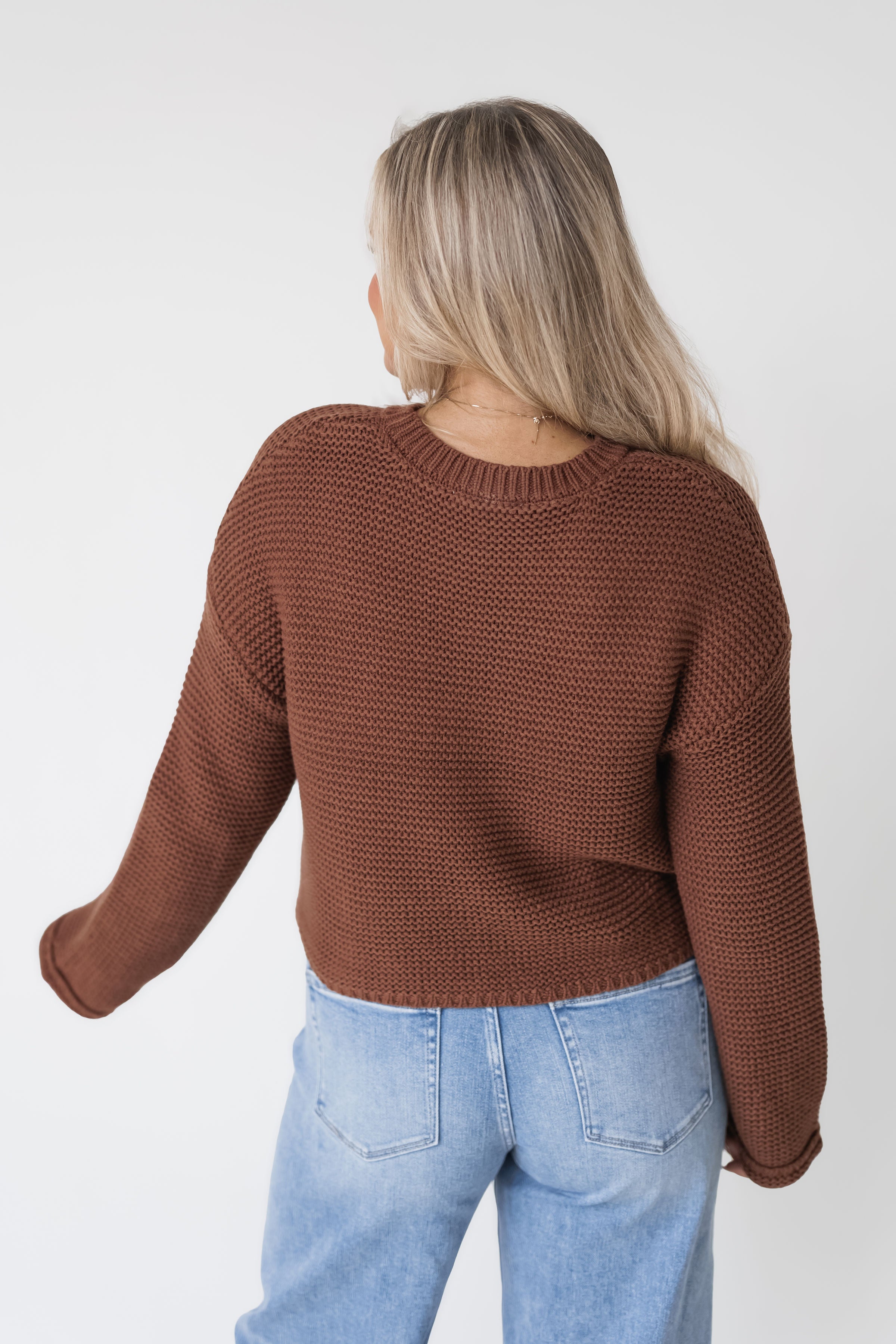 Chill Vibes Sweater - Chestnut
