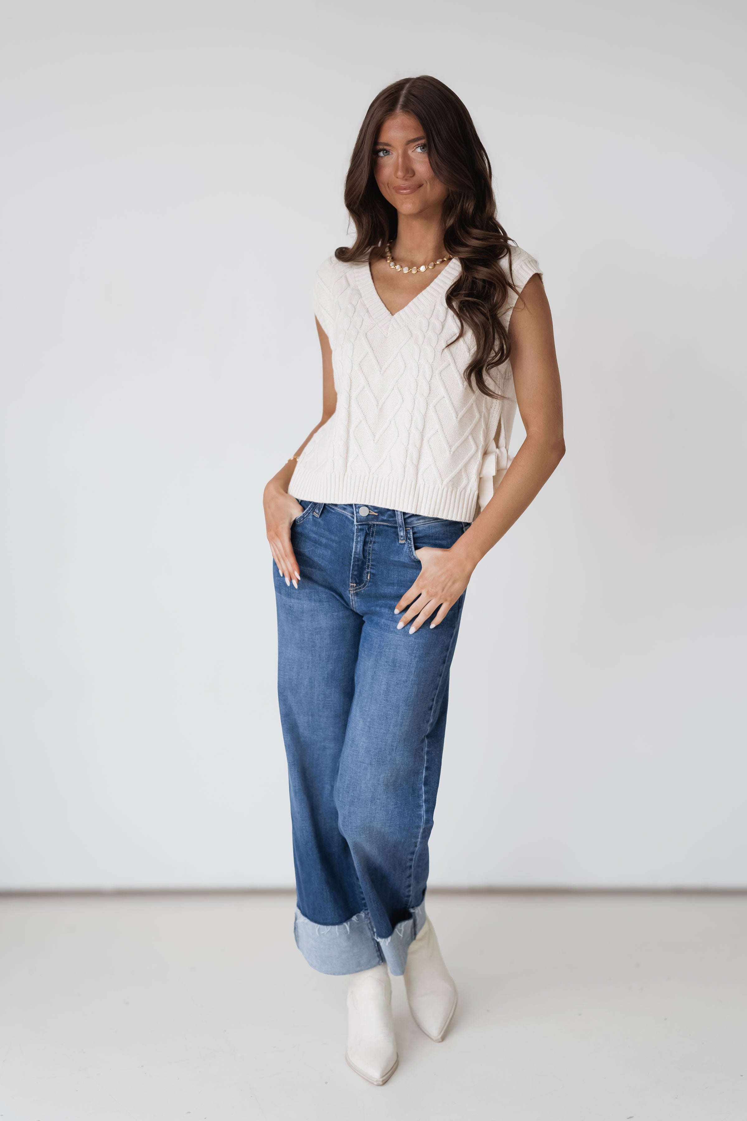 Winter Whisper Sweater Vest