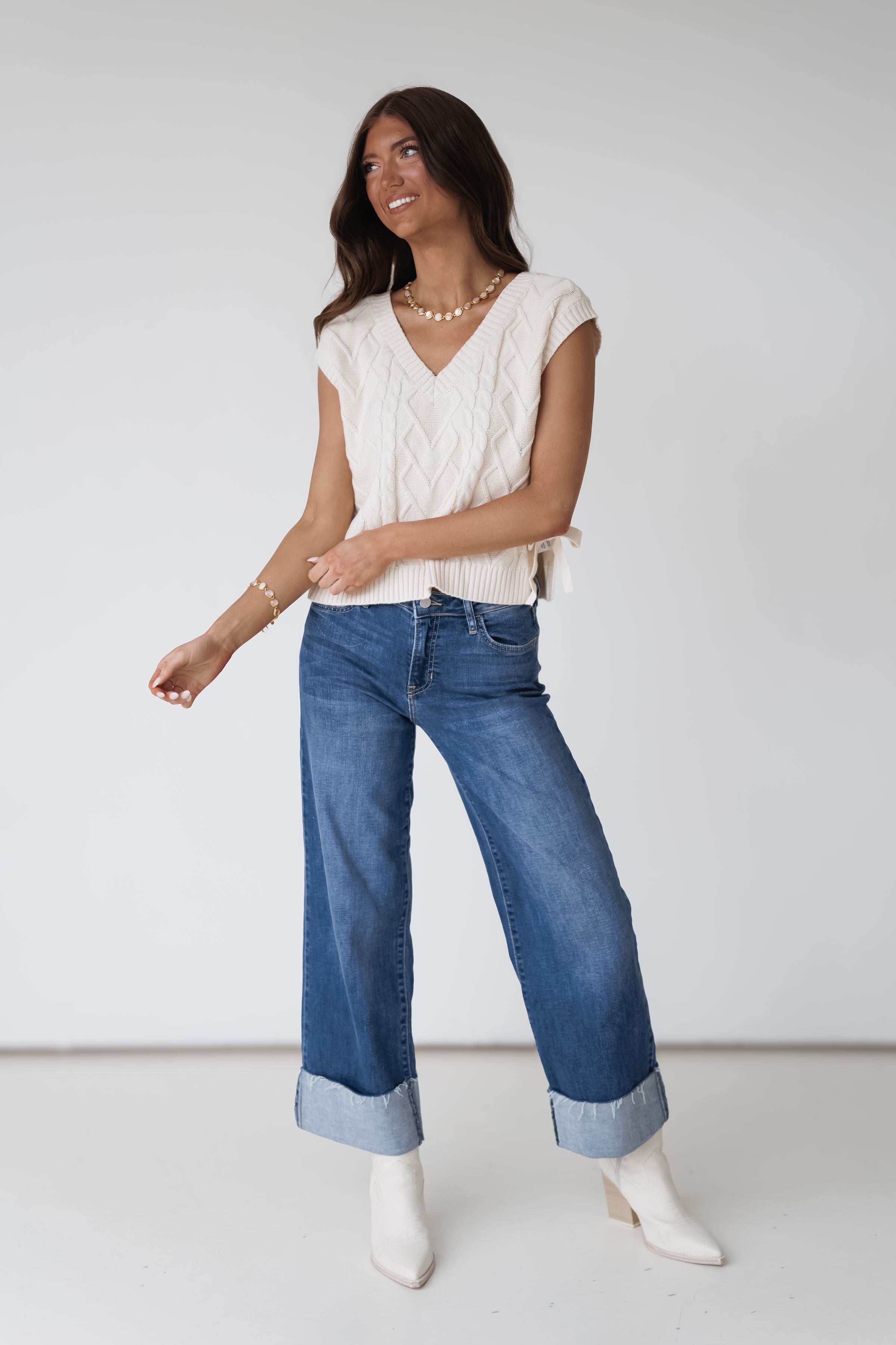 Winter Whisper Sweater Vest