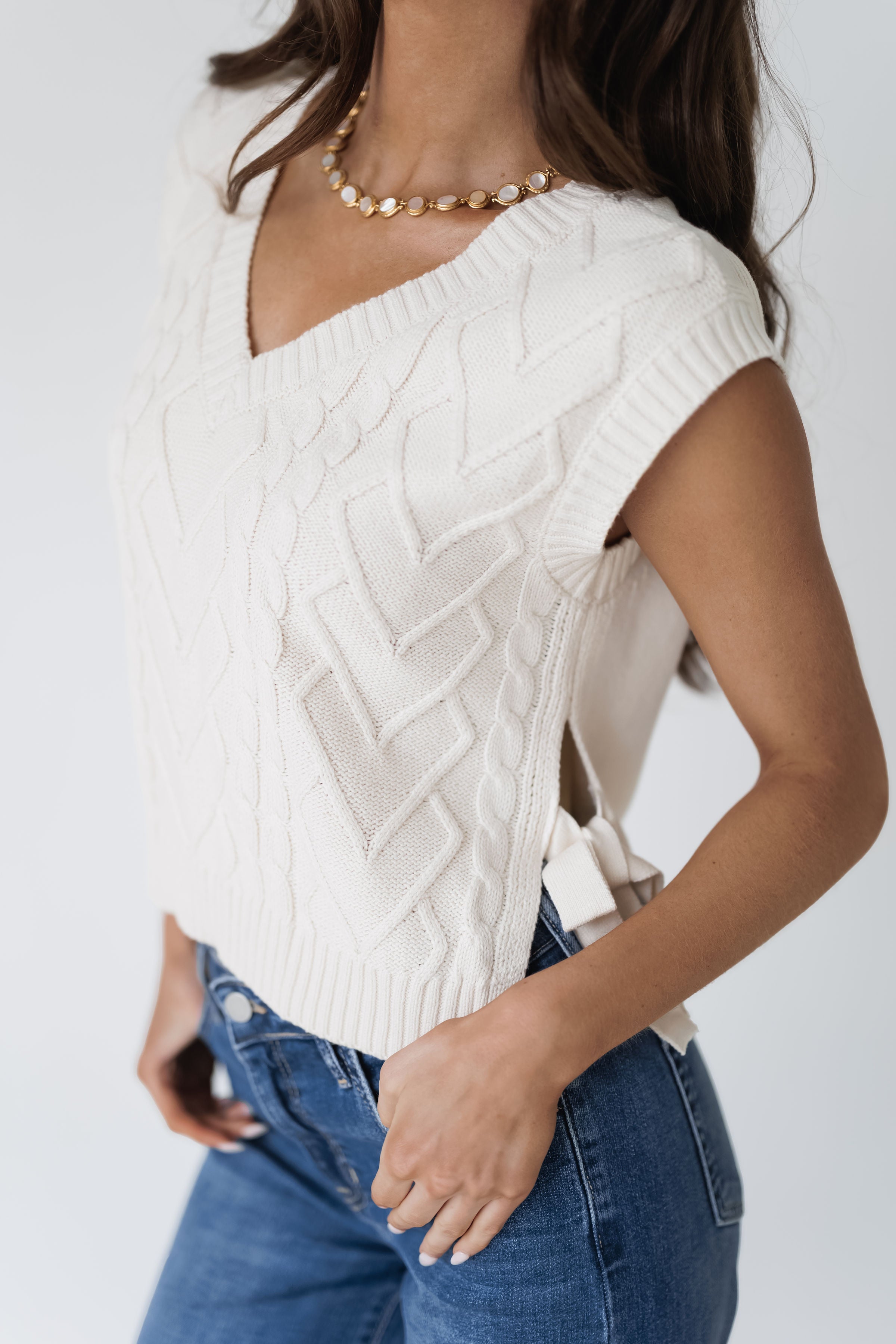 Winter Whisper Sweater Vest