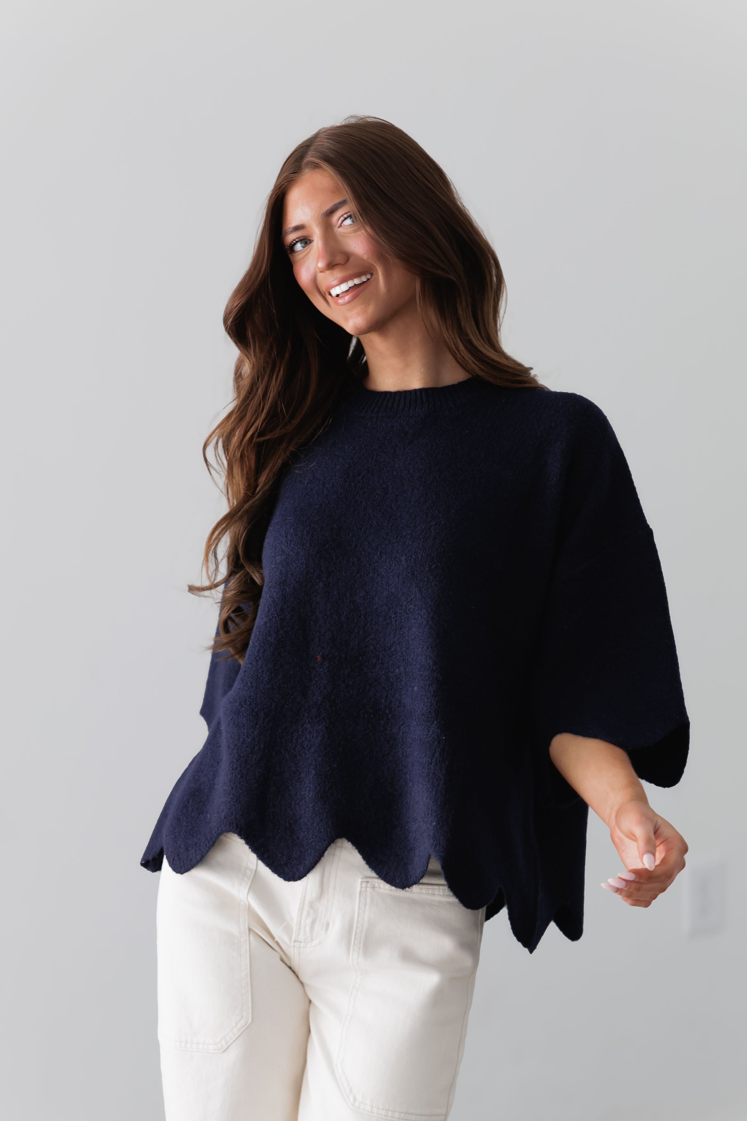 Fireside Feel Sweater - Navy