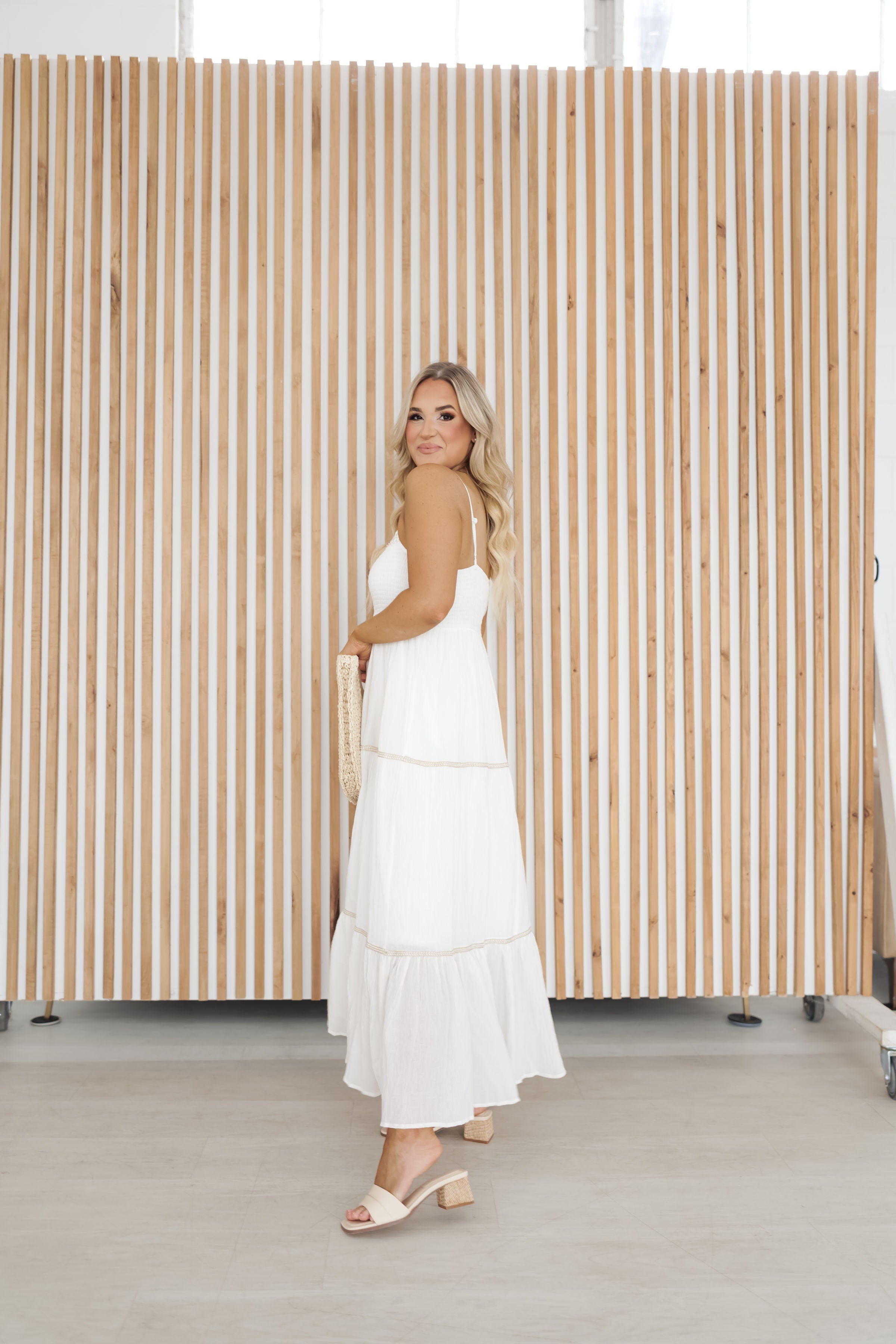 Meet Me At McLane Dress - Ivory