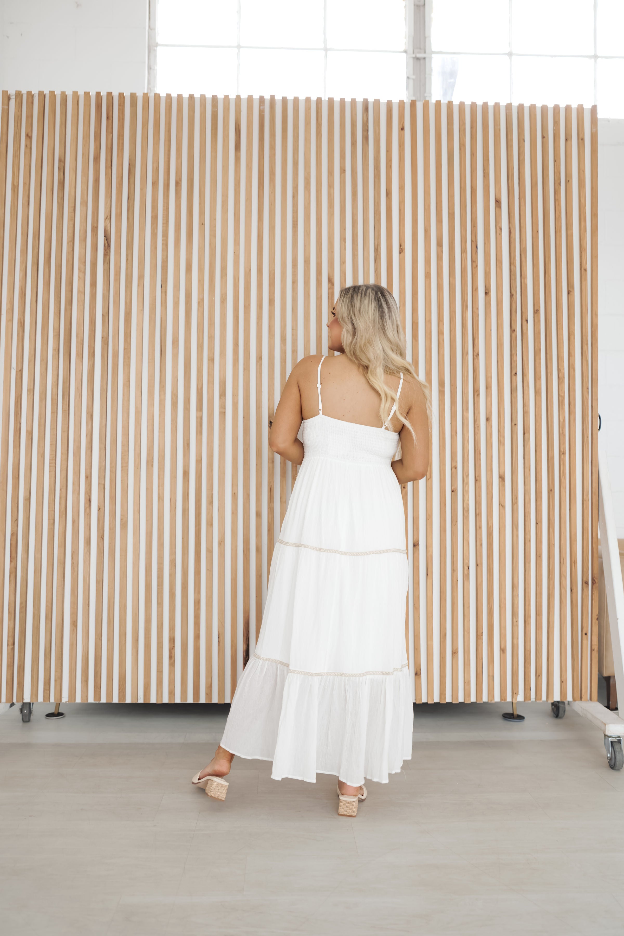 Meet Me At McLane Dress - Ivory
