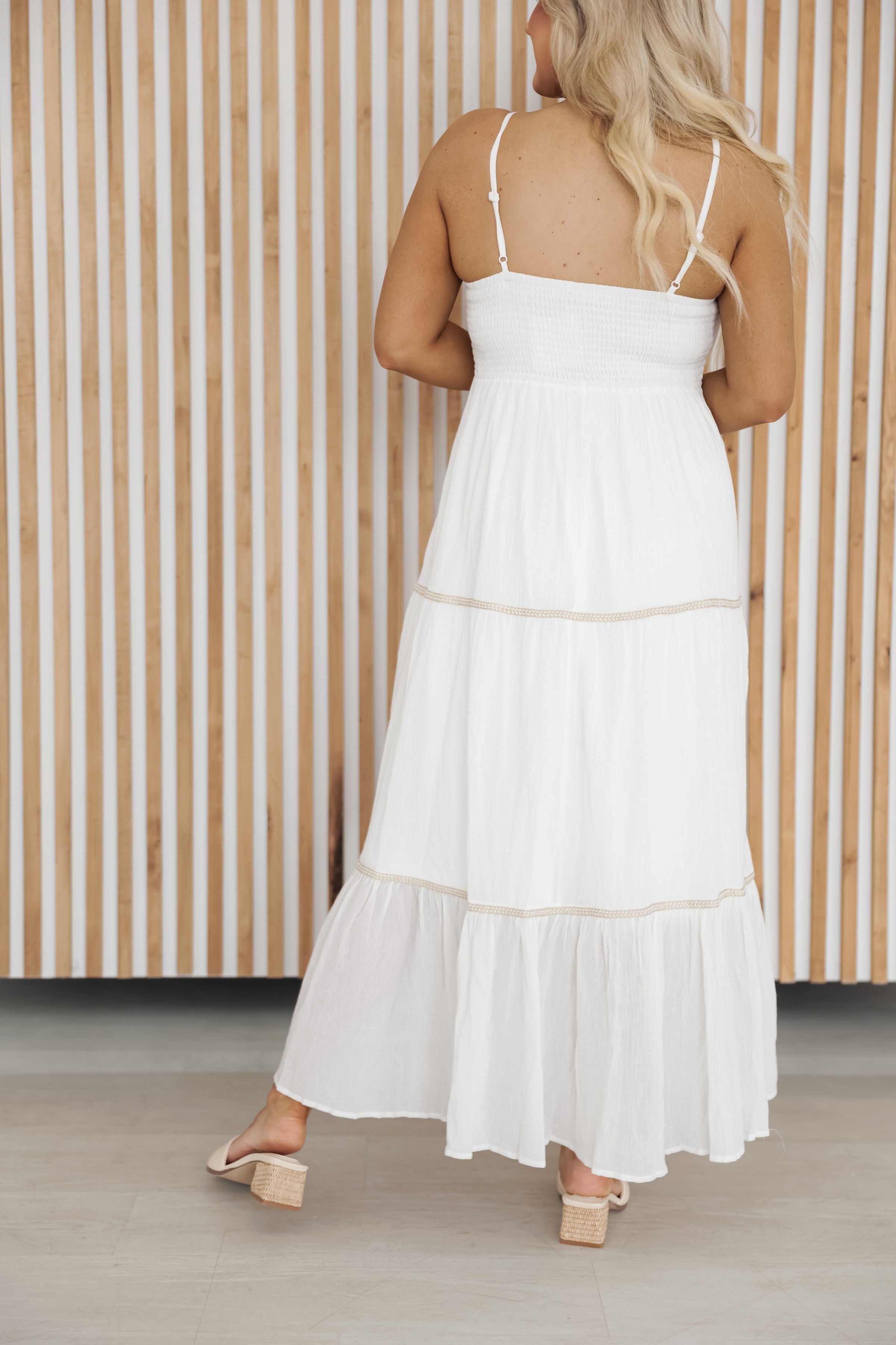Meet Me At McLane Dress - Ivory