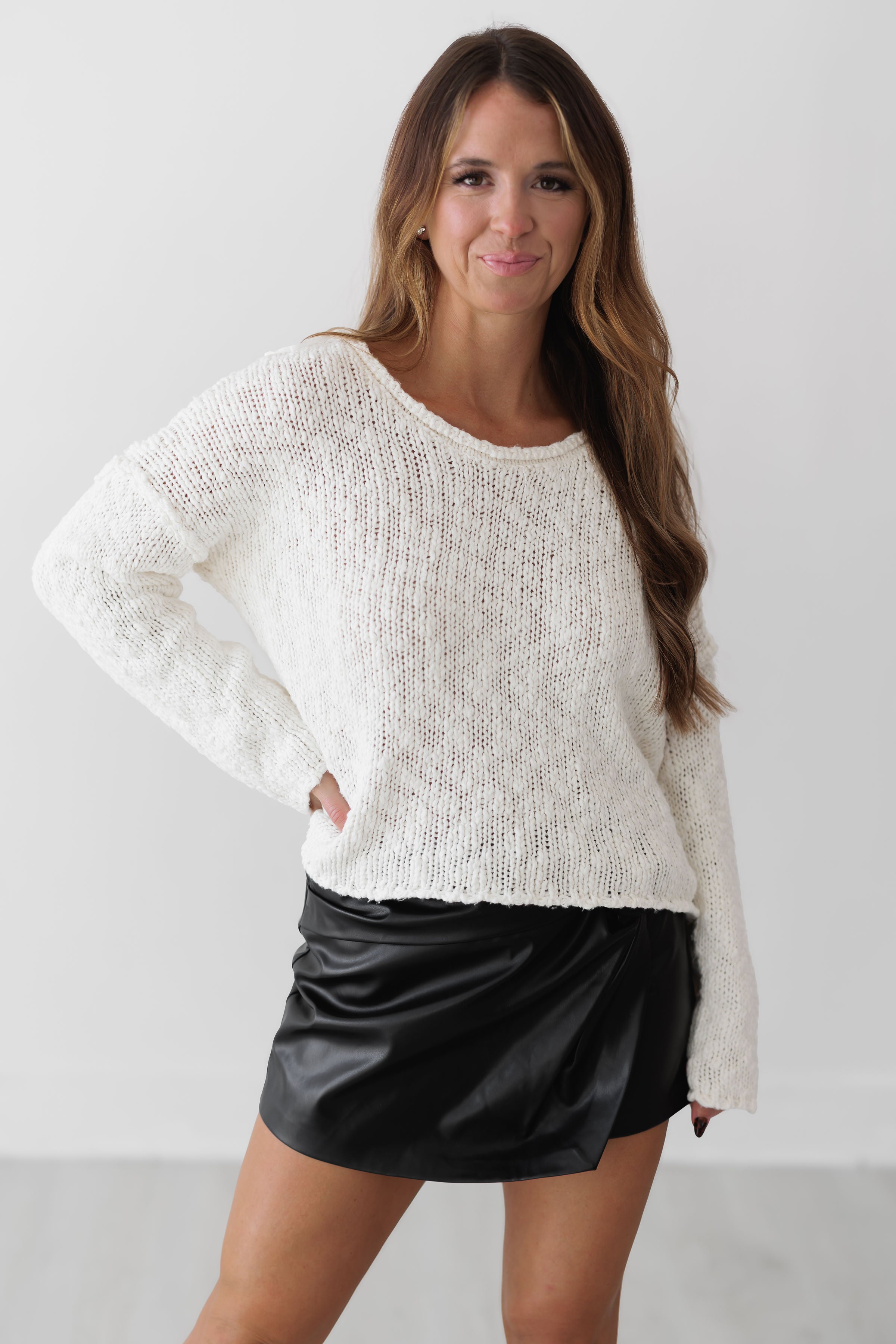 Picture Perfect Sweater - Off White