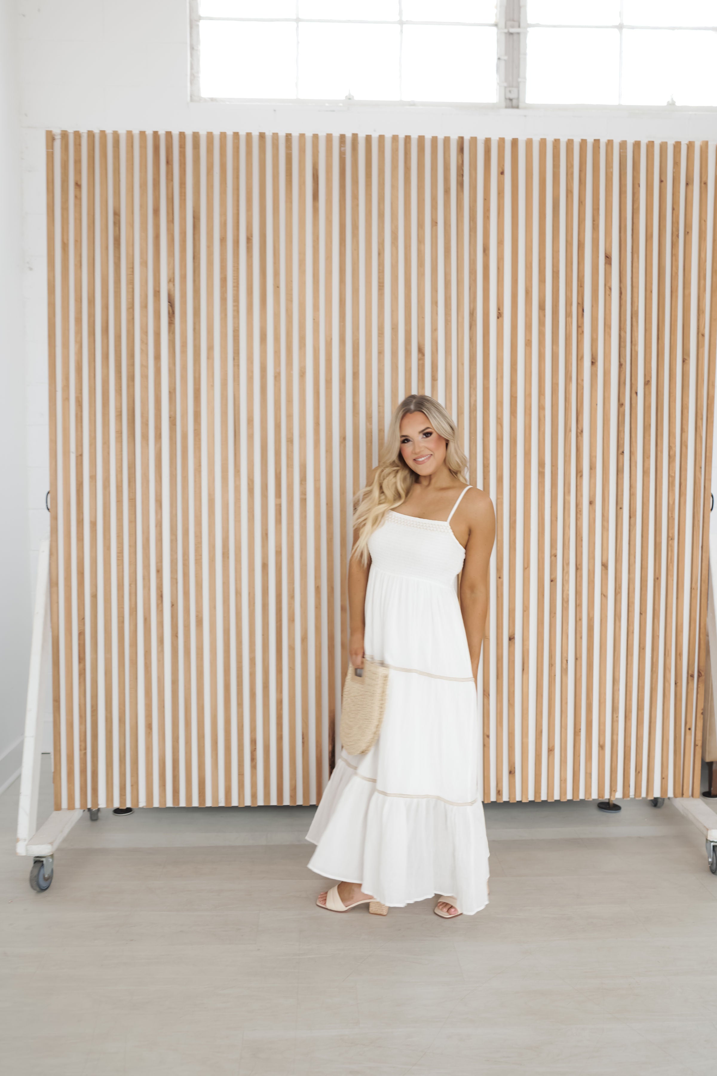 Meet Me At McLane Dress - Ivory