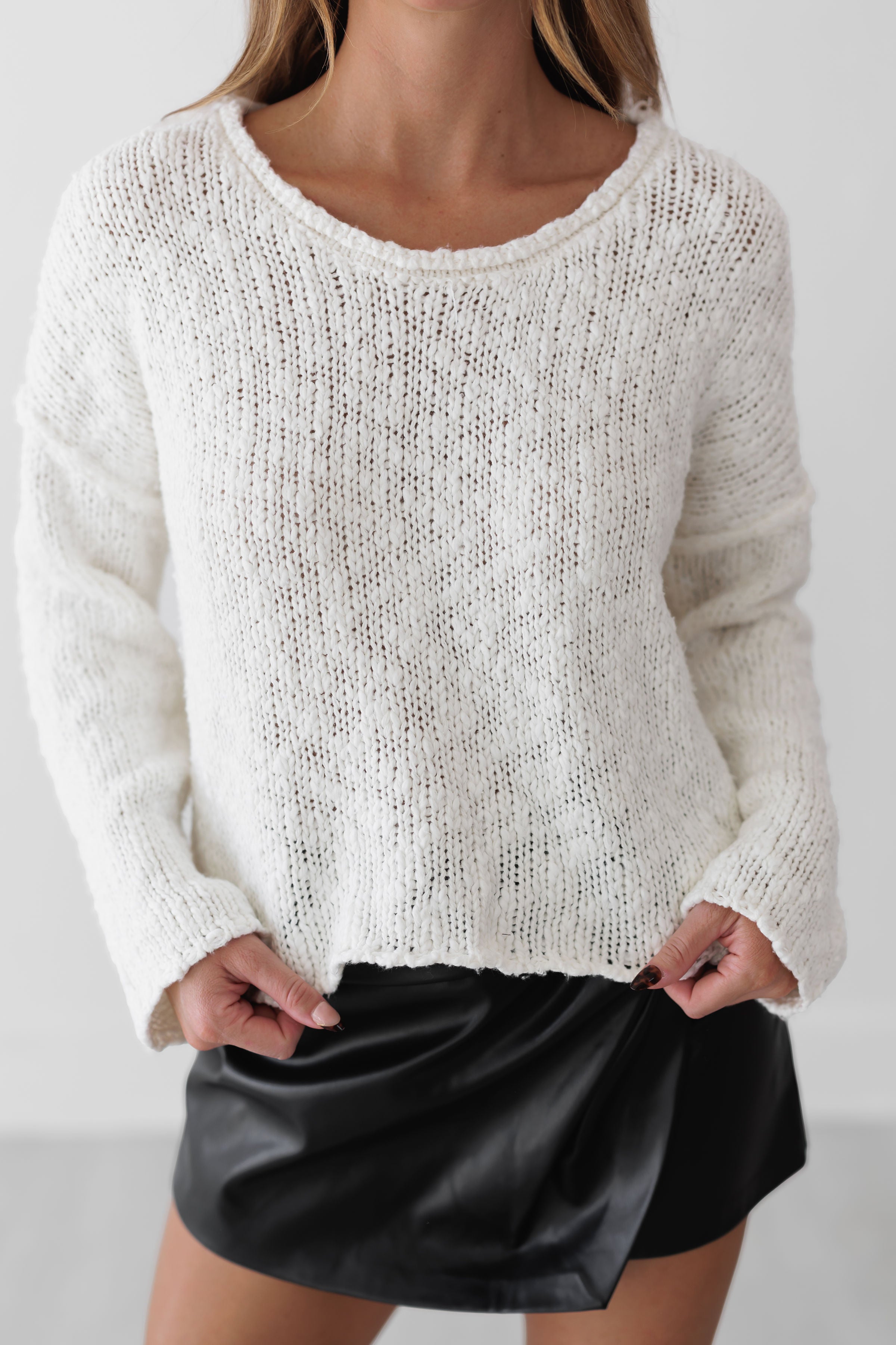 Picture Perfect Sweater - Off White