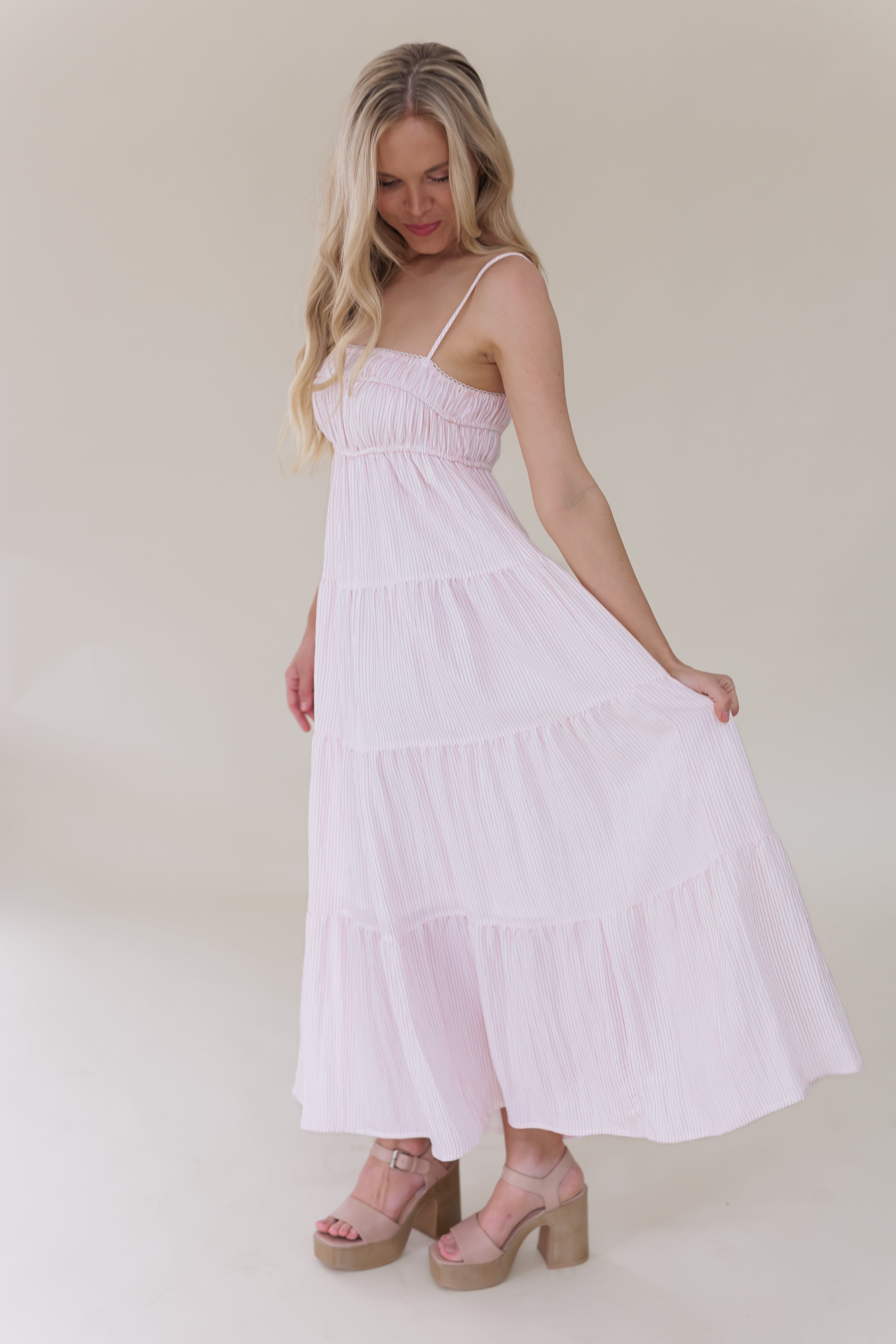 Chasing Sunlight Dress-Pink