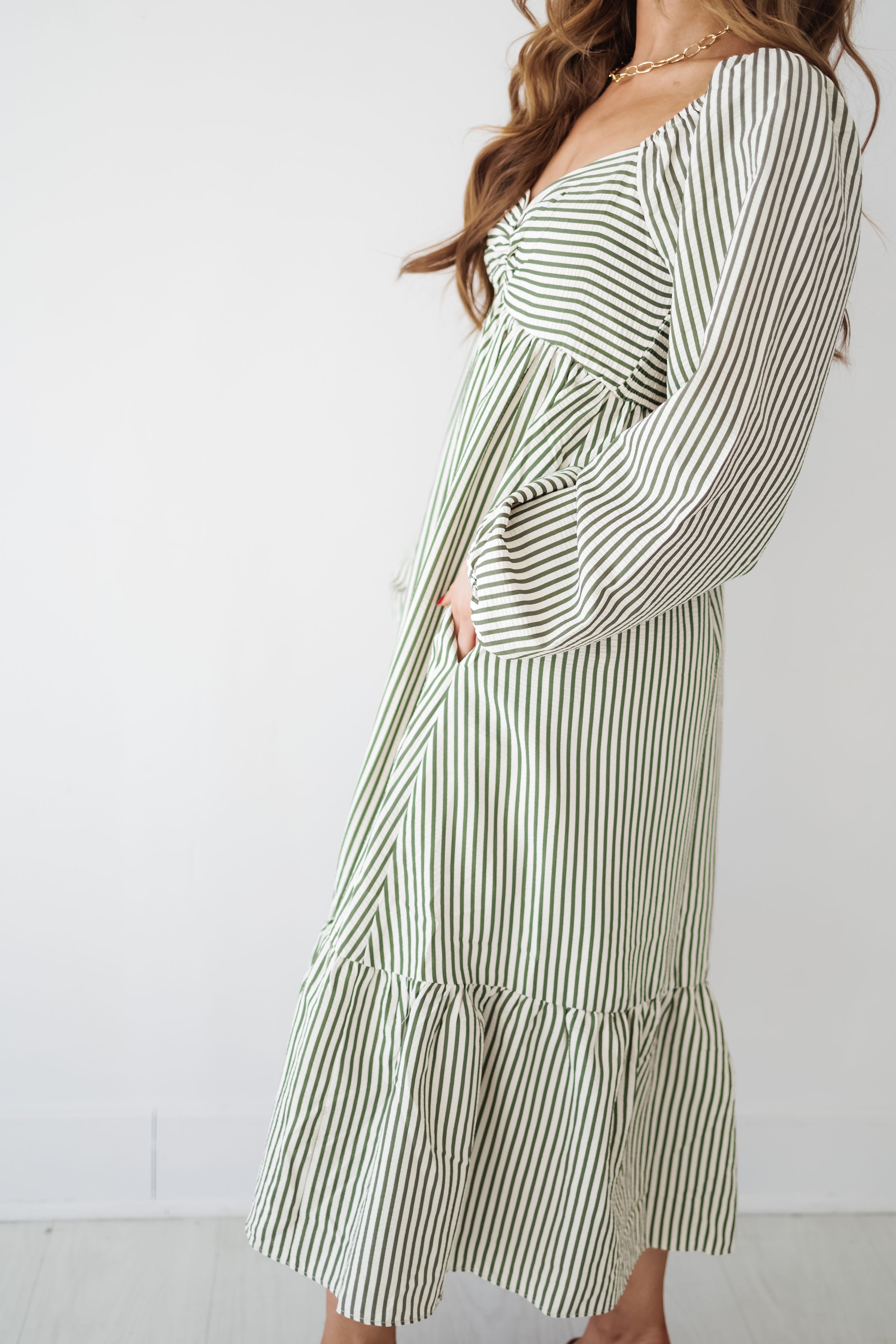 Mirabel Dress - Olive