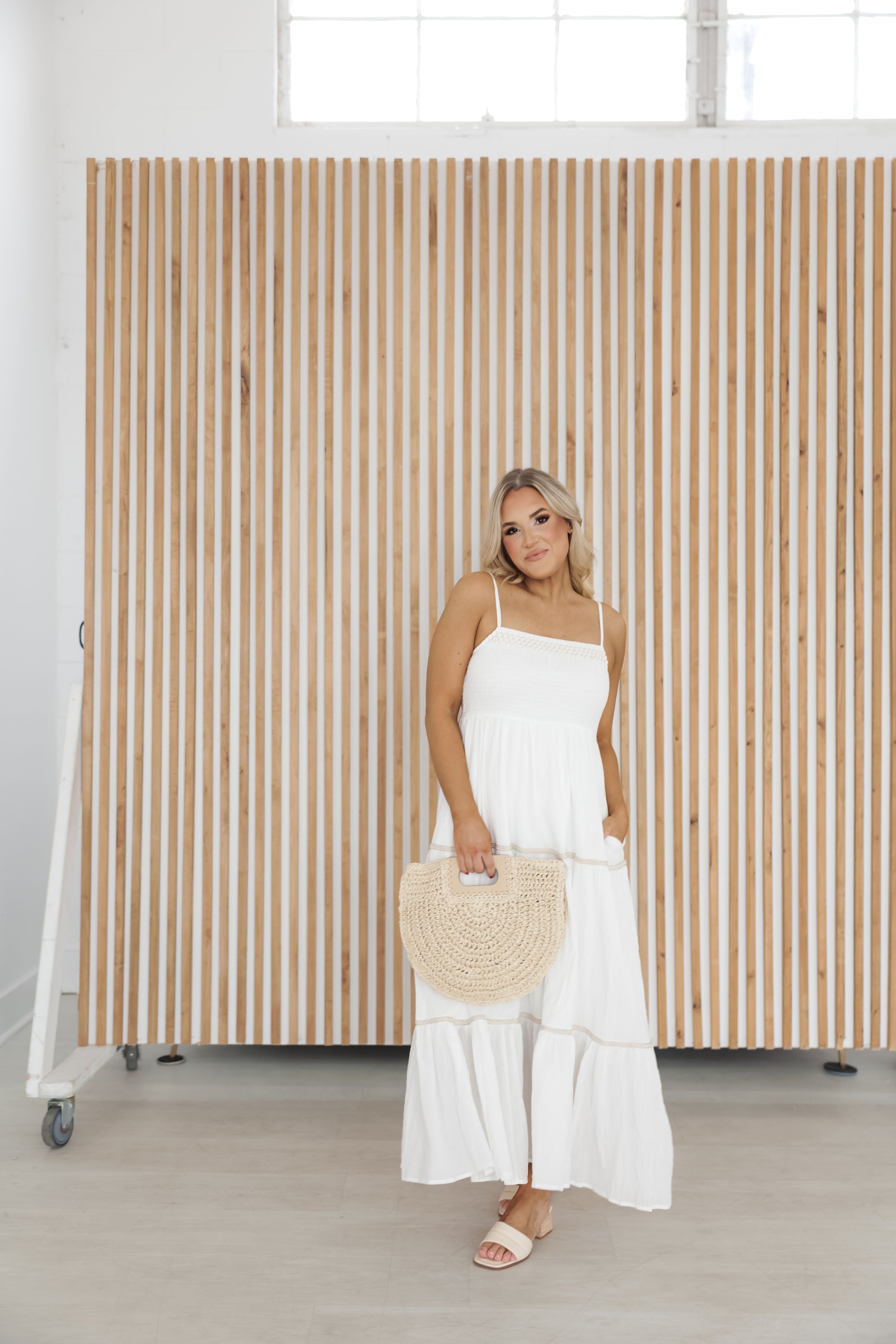 Meet Me At McLane Dress - Ivory