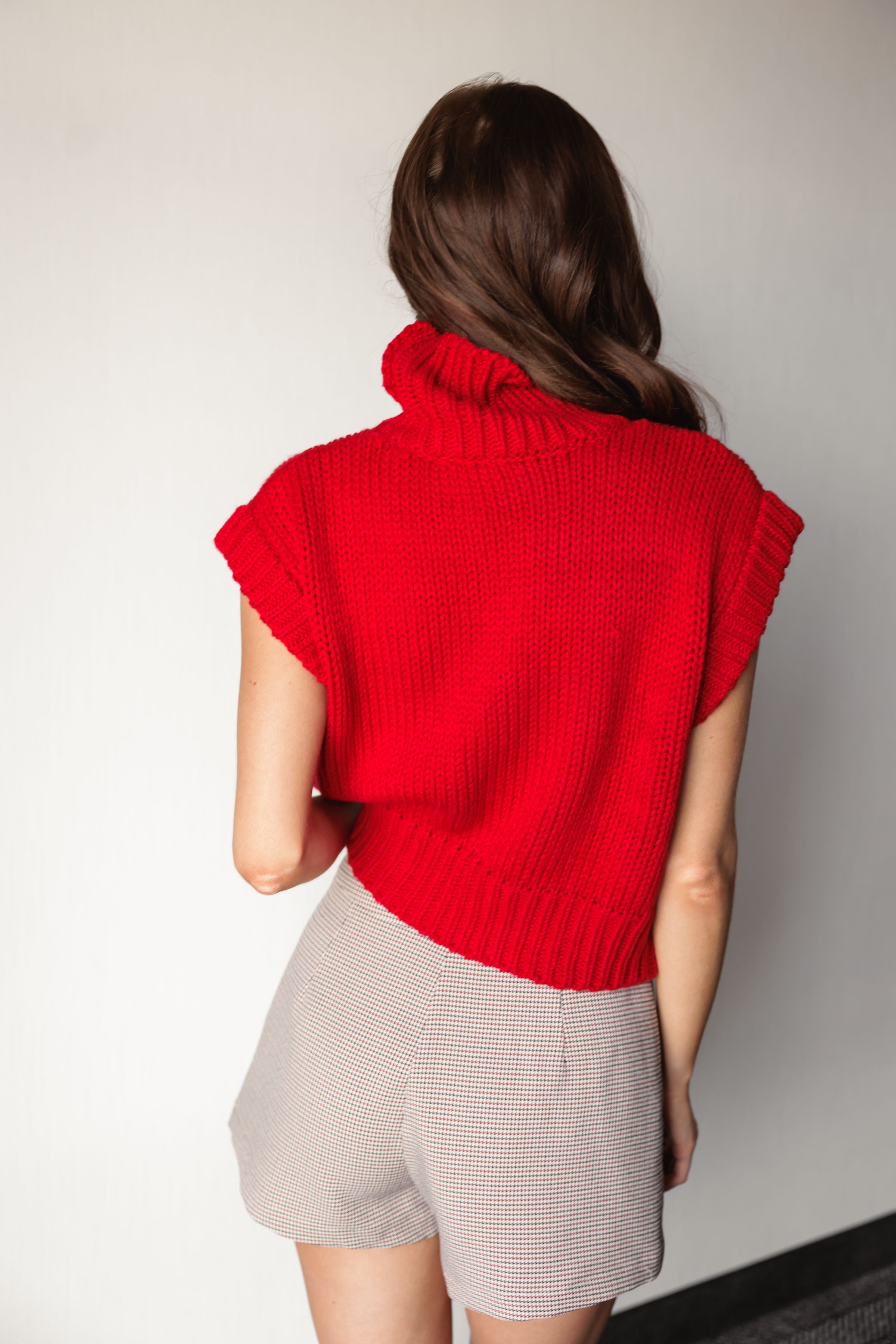 Sweet On You Sweater Top - Red