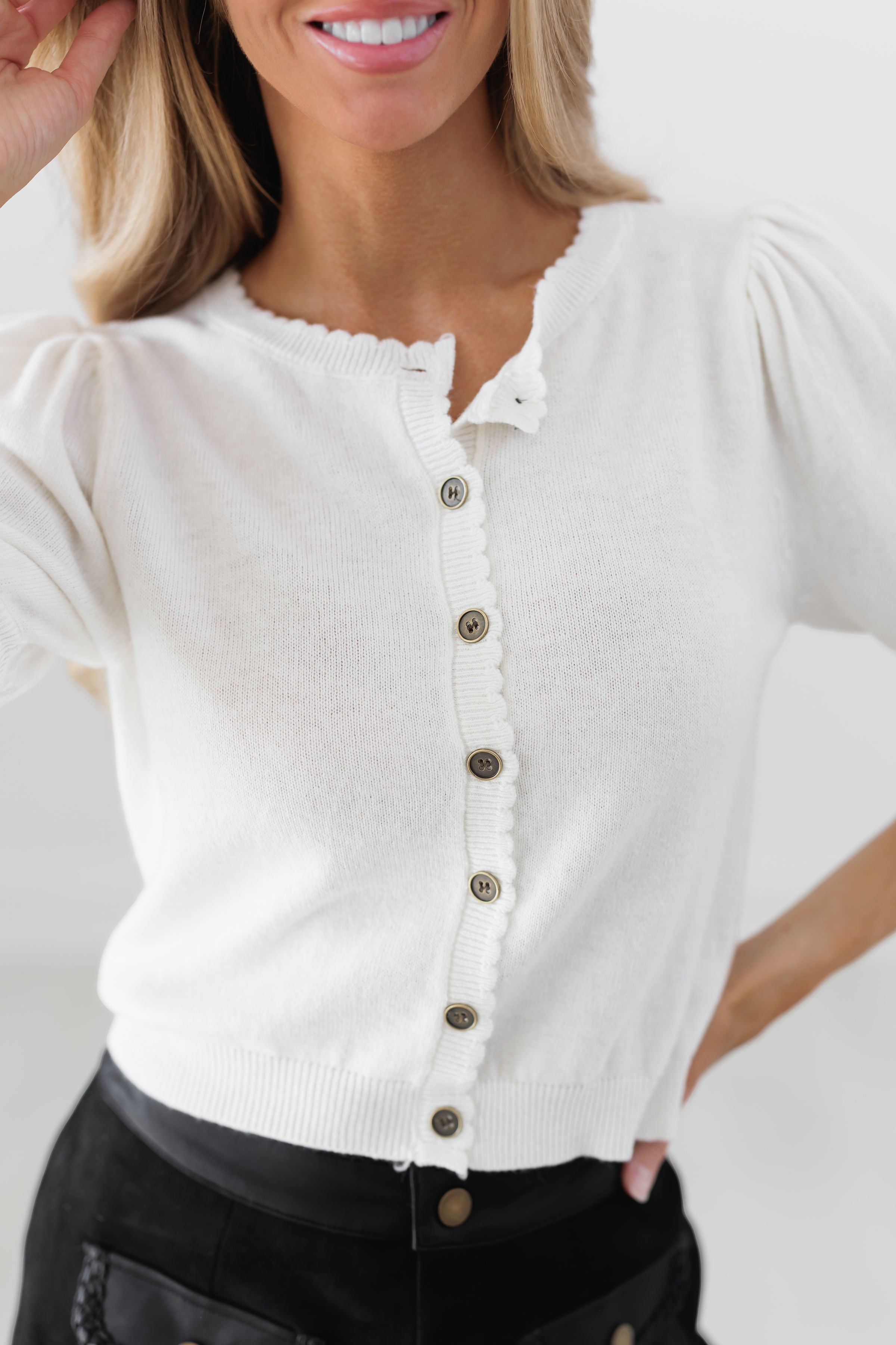 First Step Cardigan - Cream