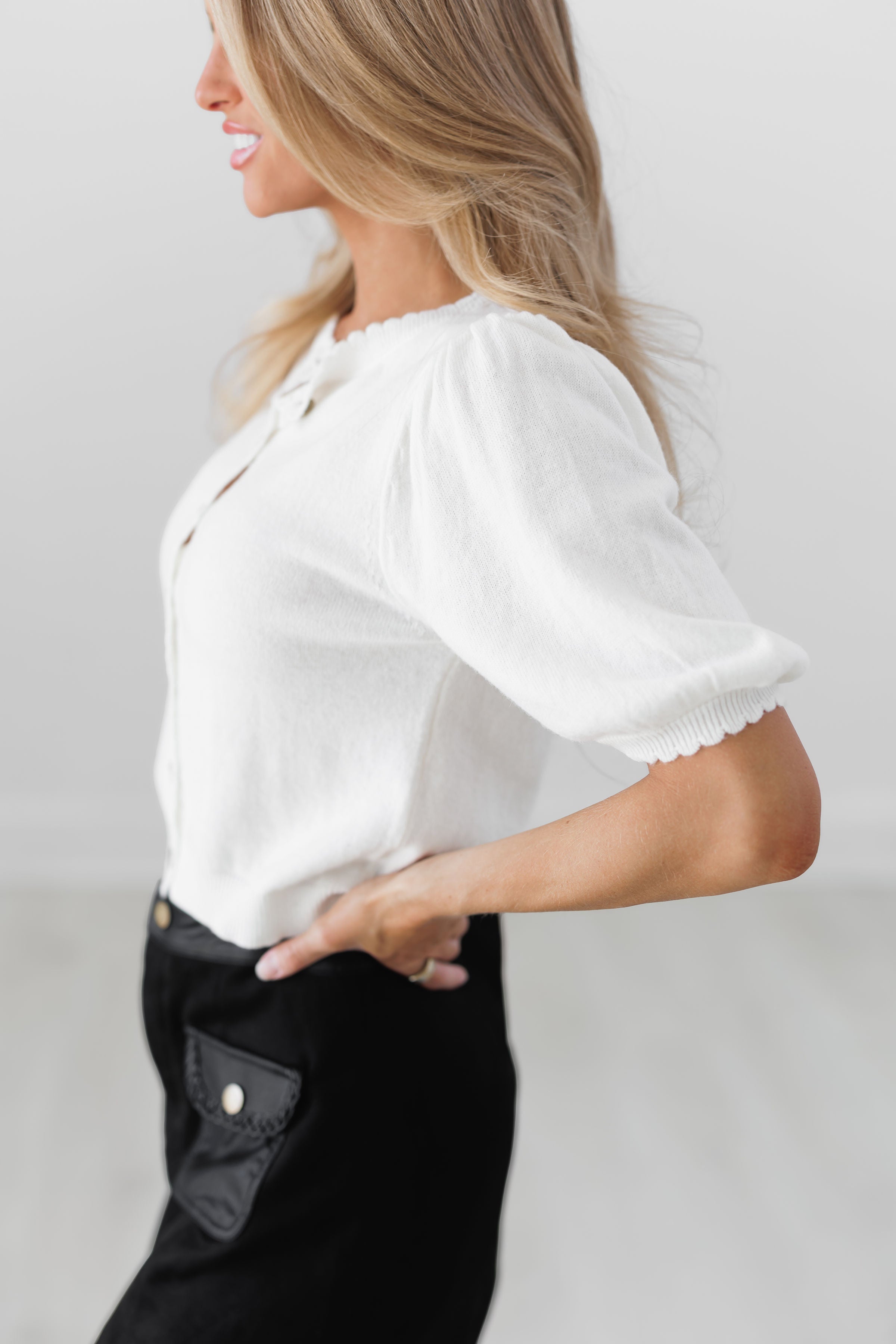 First Step Cardigan - Cream