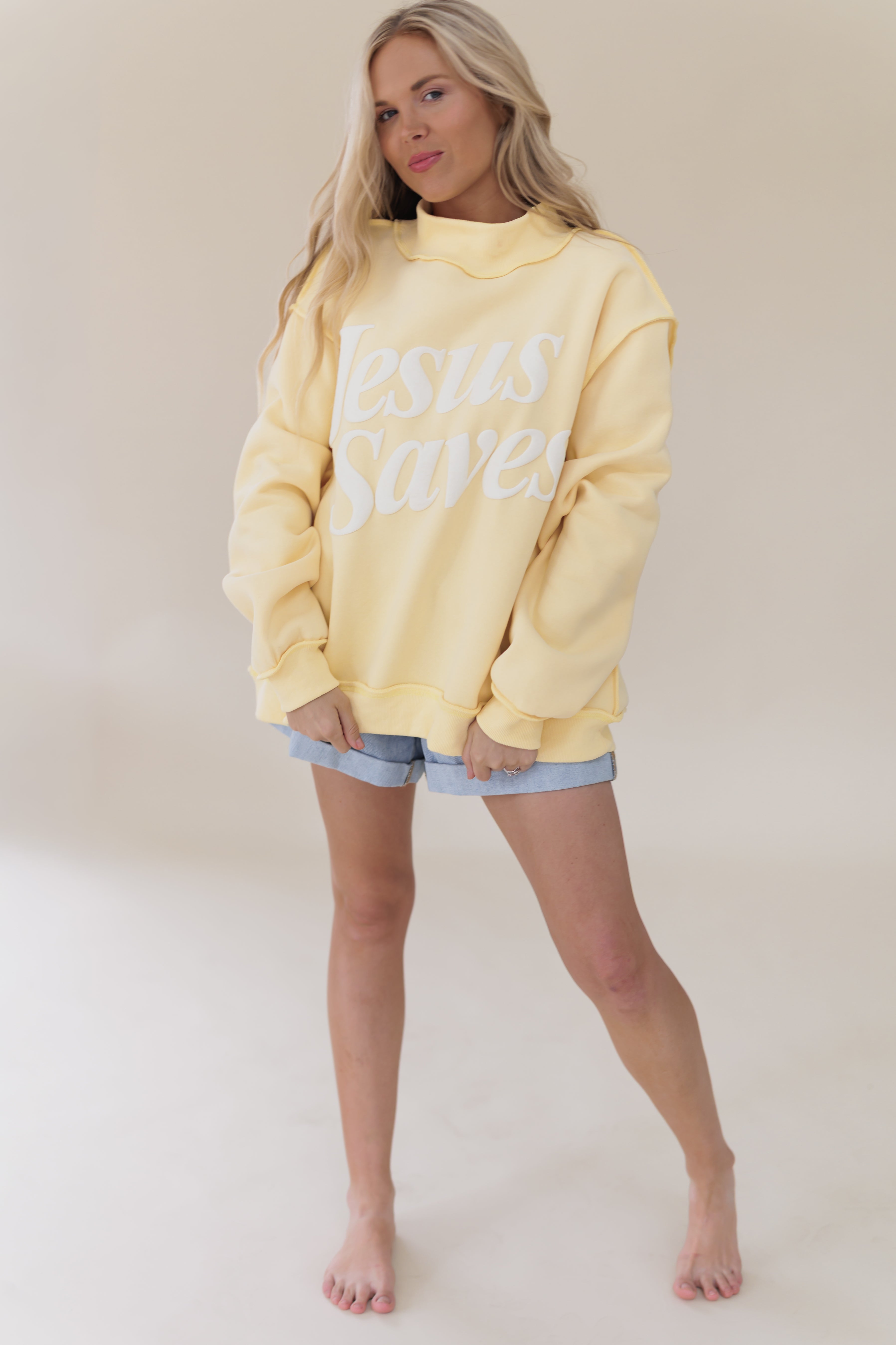 Jesus Saves Sweatshirt