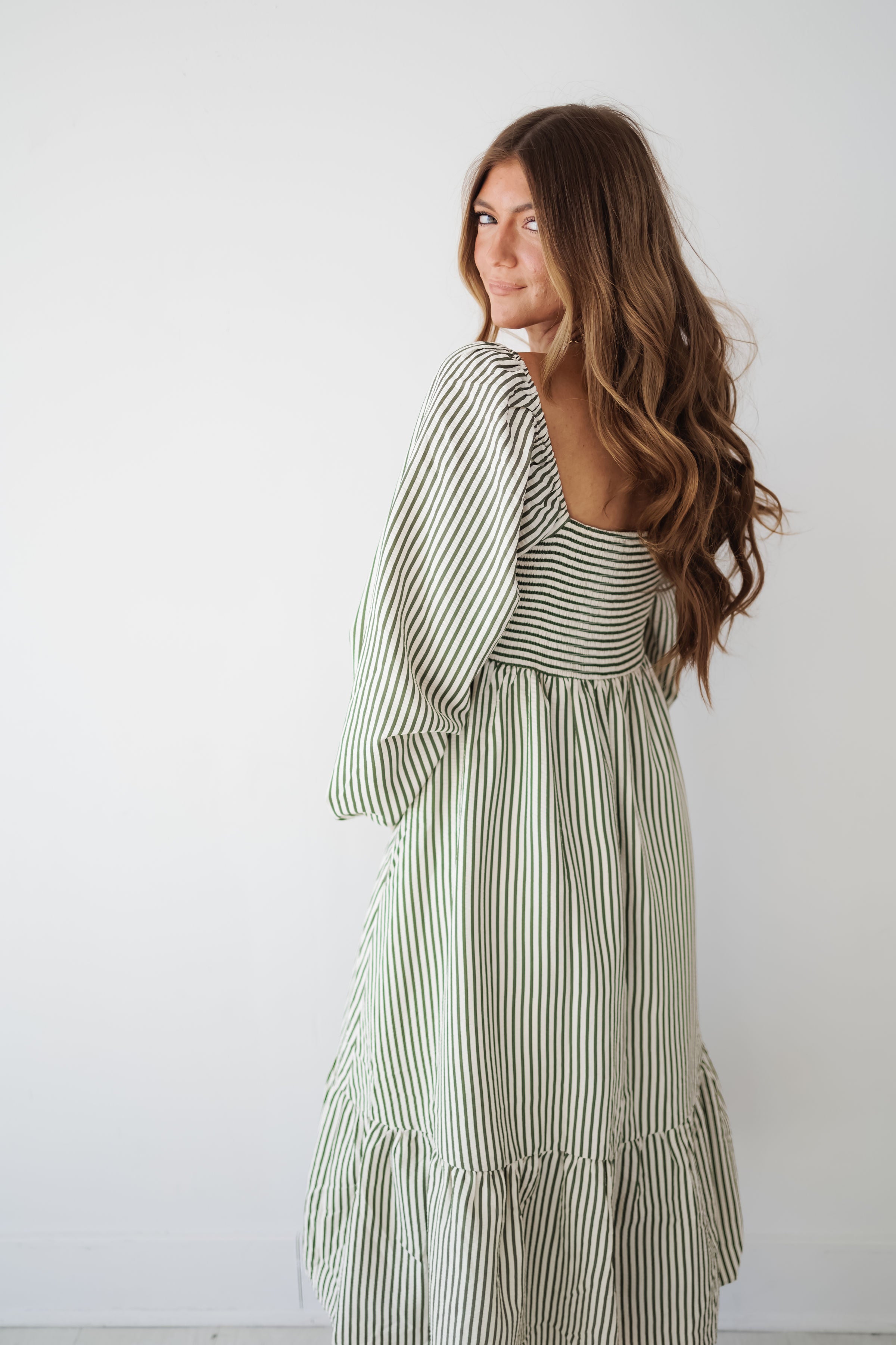 Mirabel Dress - Olive