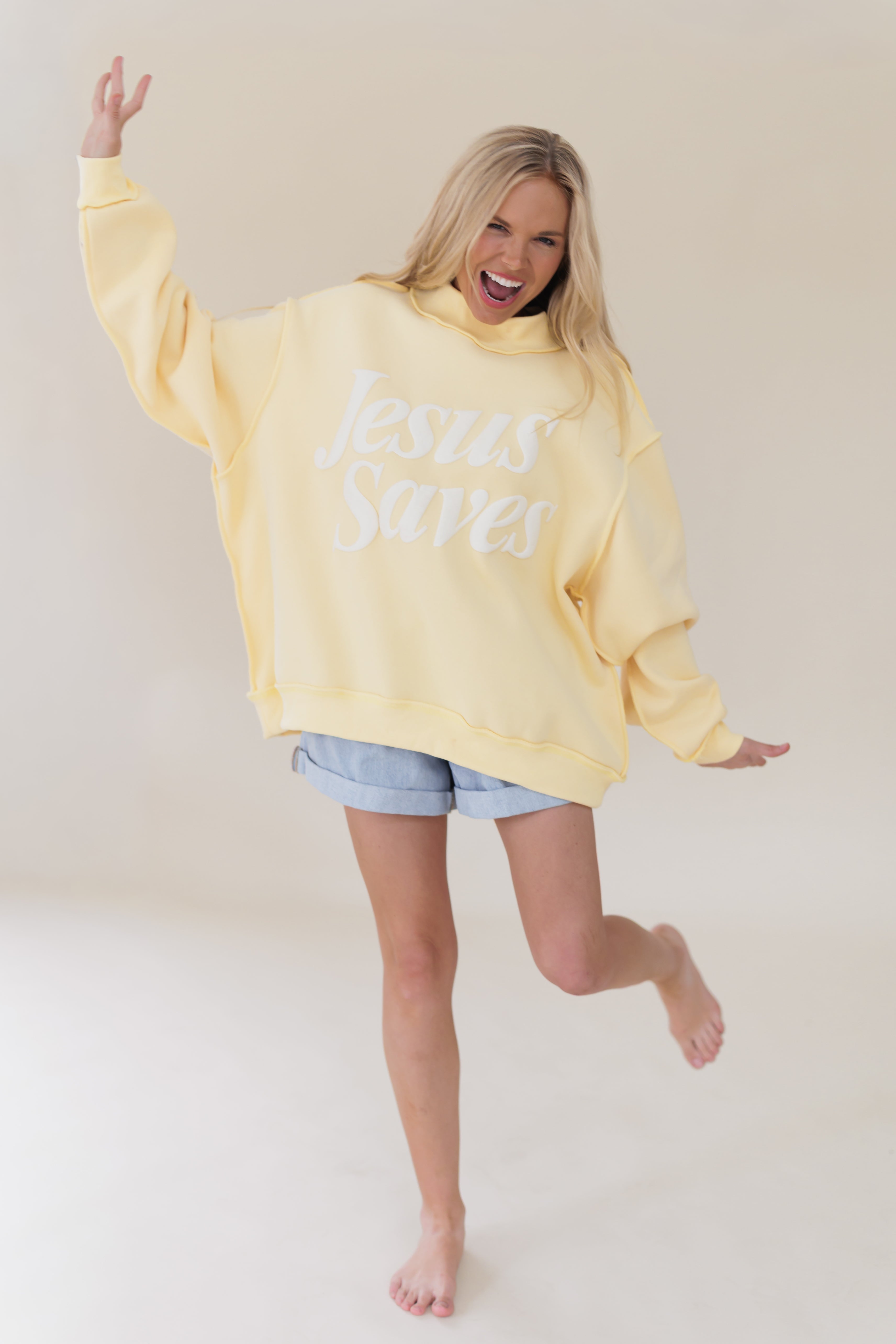 Jesus Saves Sweatshirt