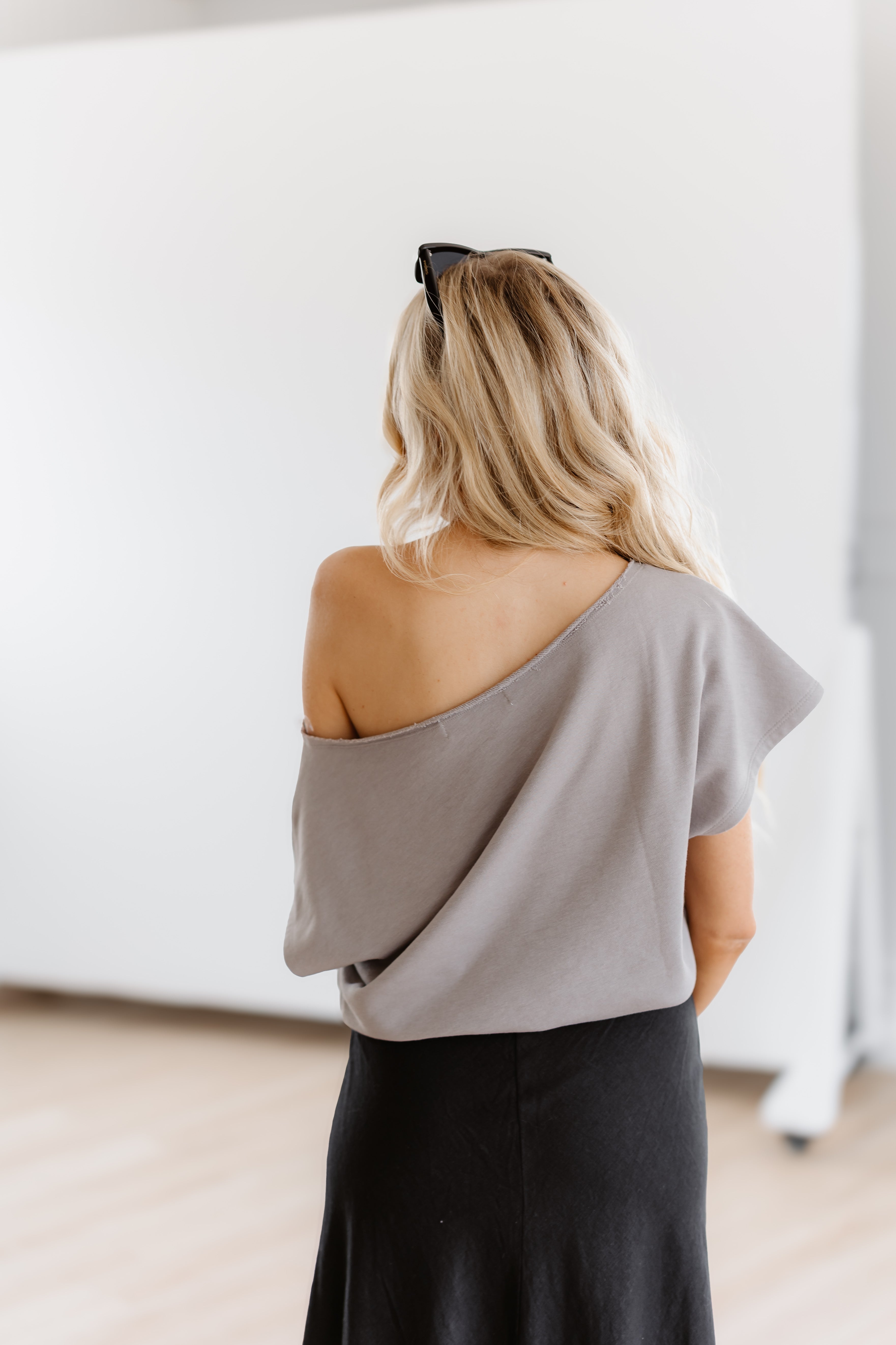 Take The Chance Top - Stone Taupe