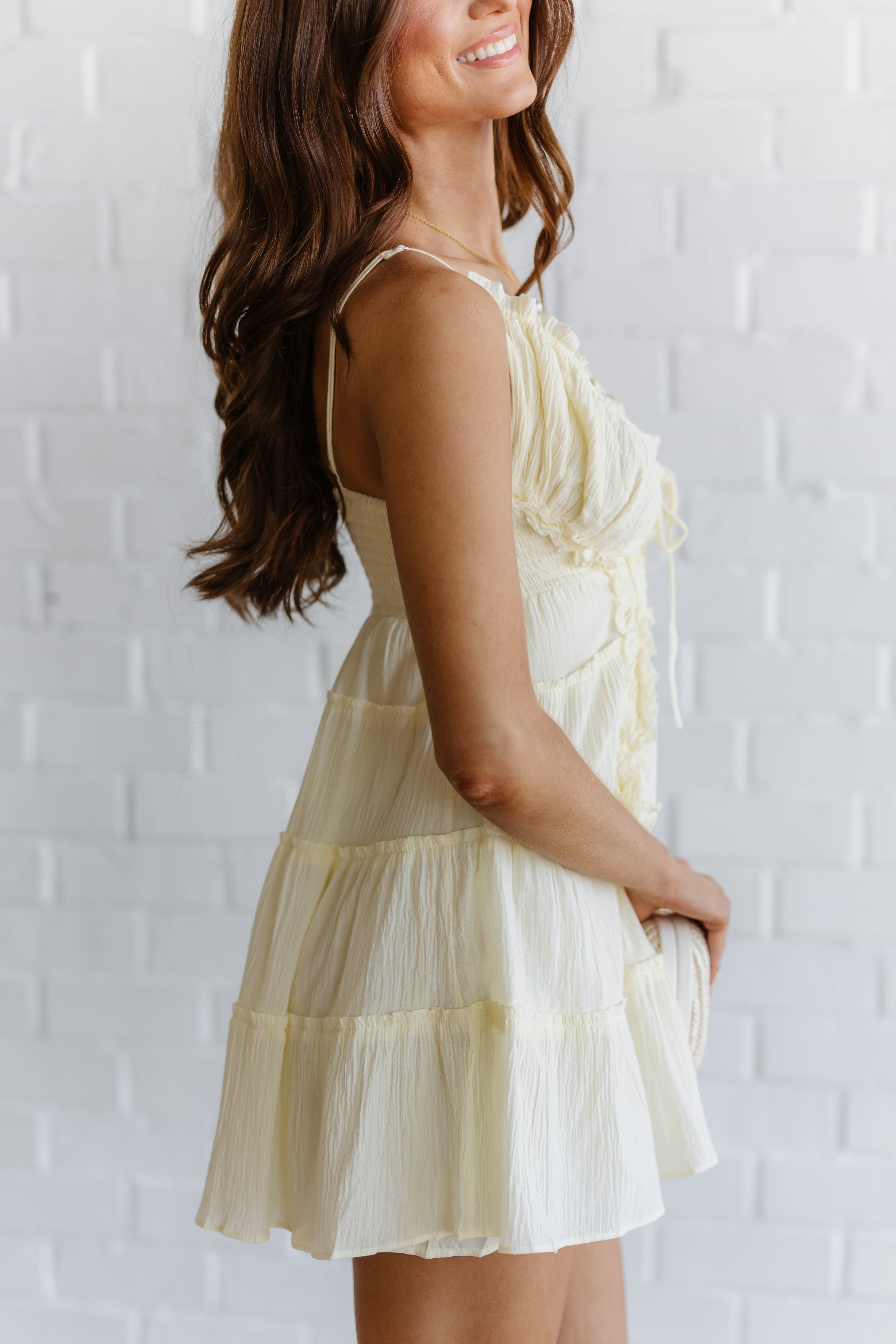 Emma Mini Dress - Butter
