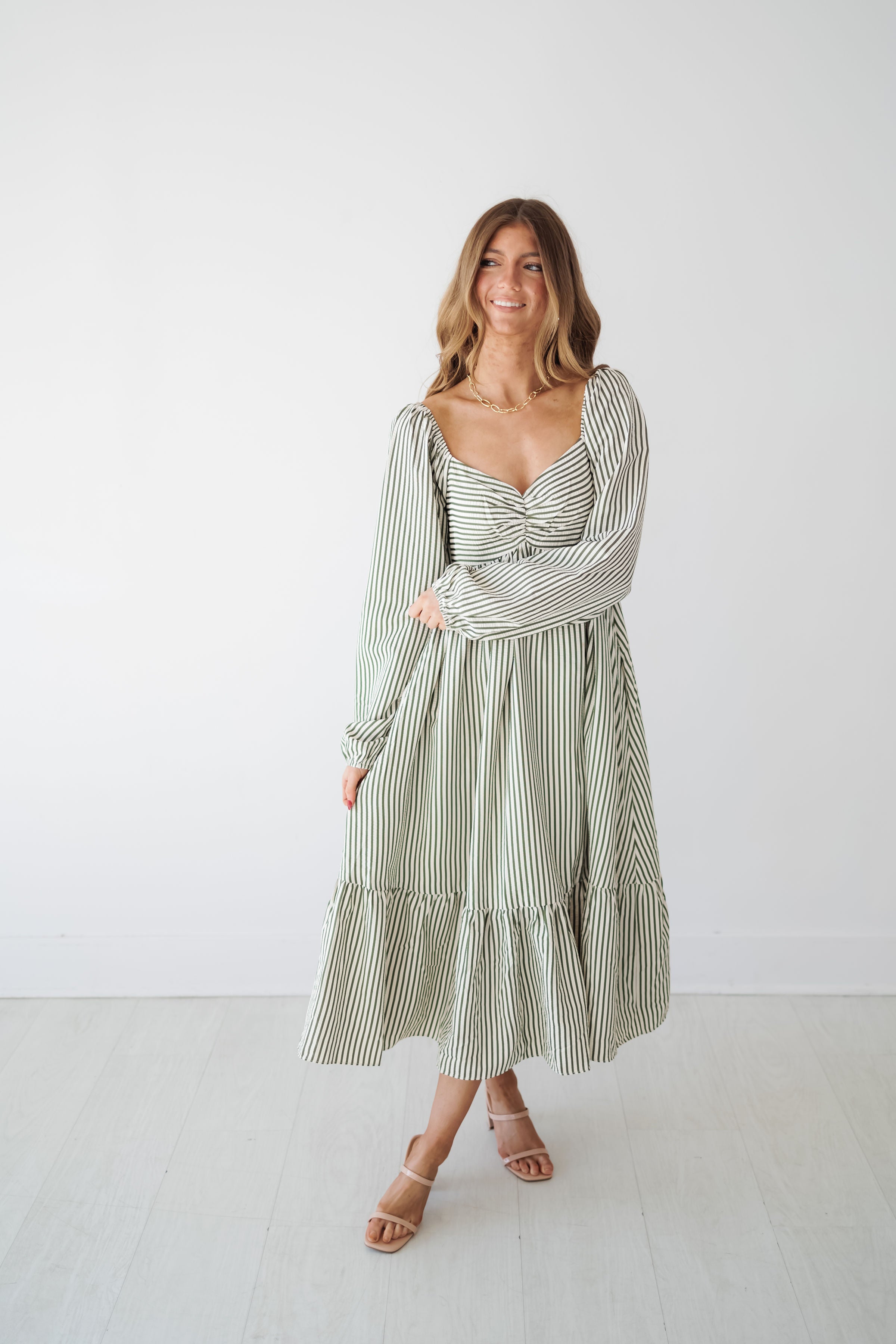 Mirabel Dress - Olive