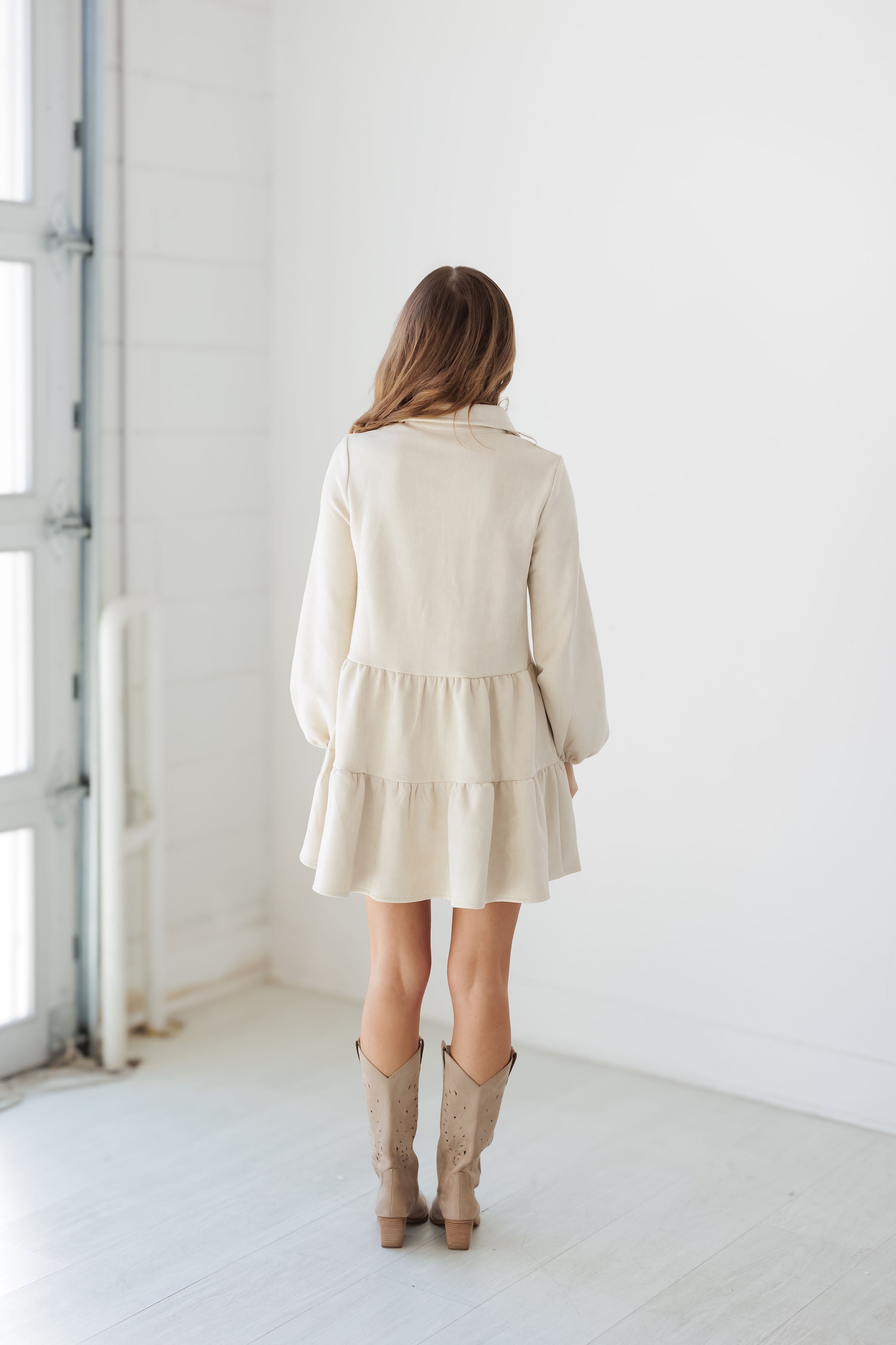 Tiana Mini Dress - Cream