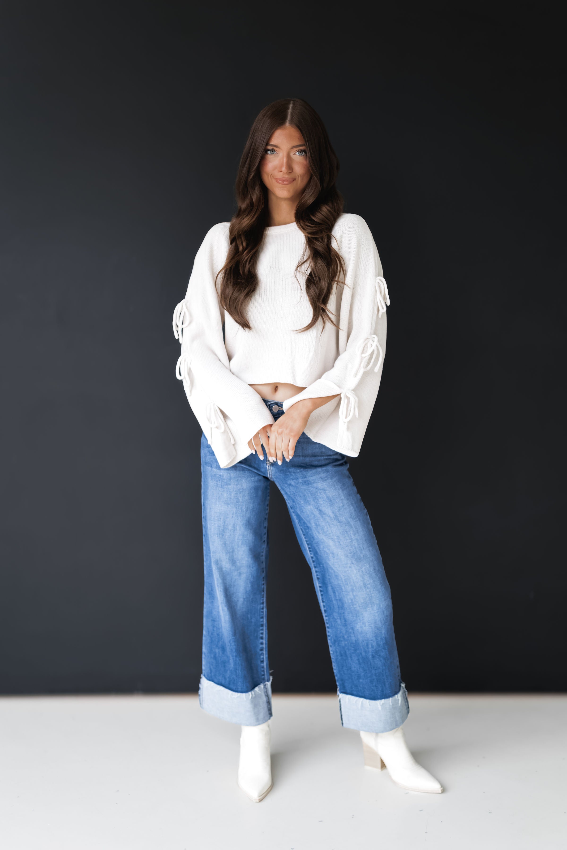 Midnight Snow Sweater