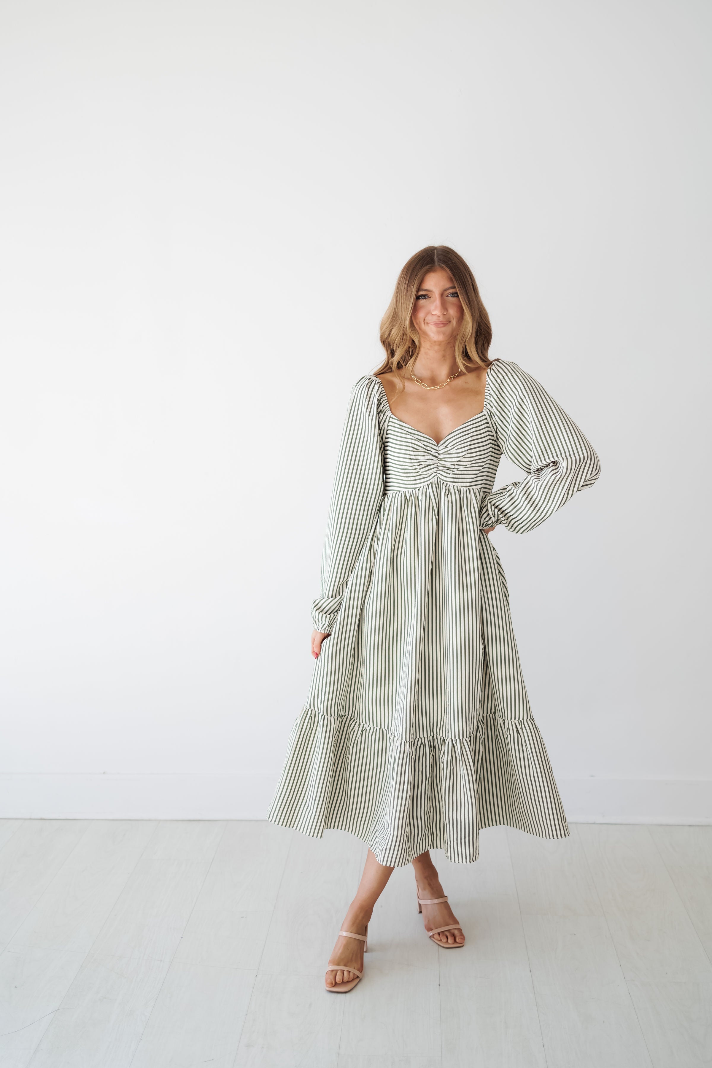 Mirabel Dress - Olive