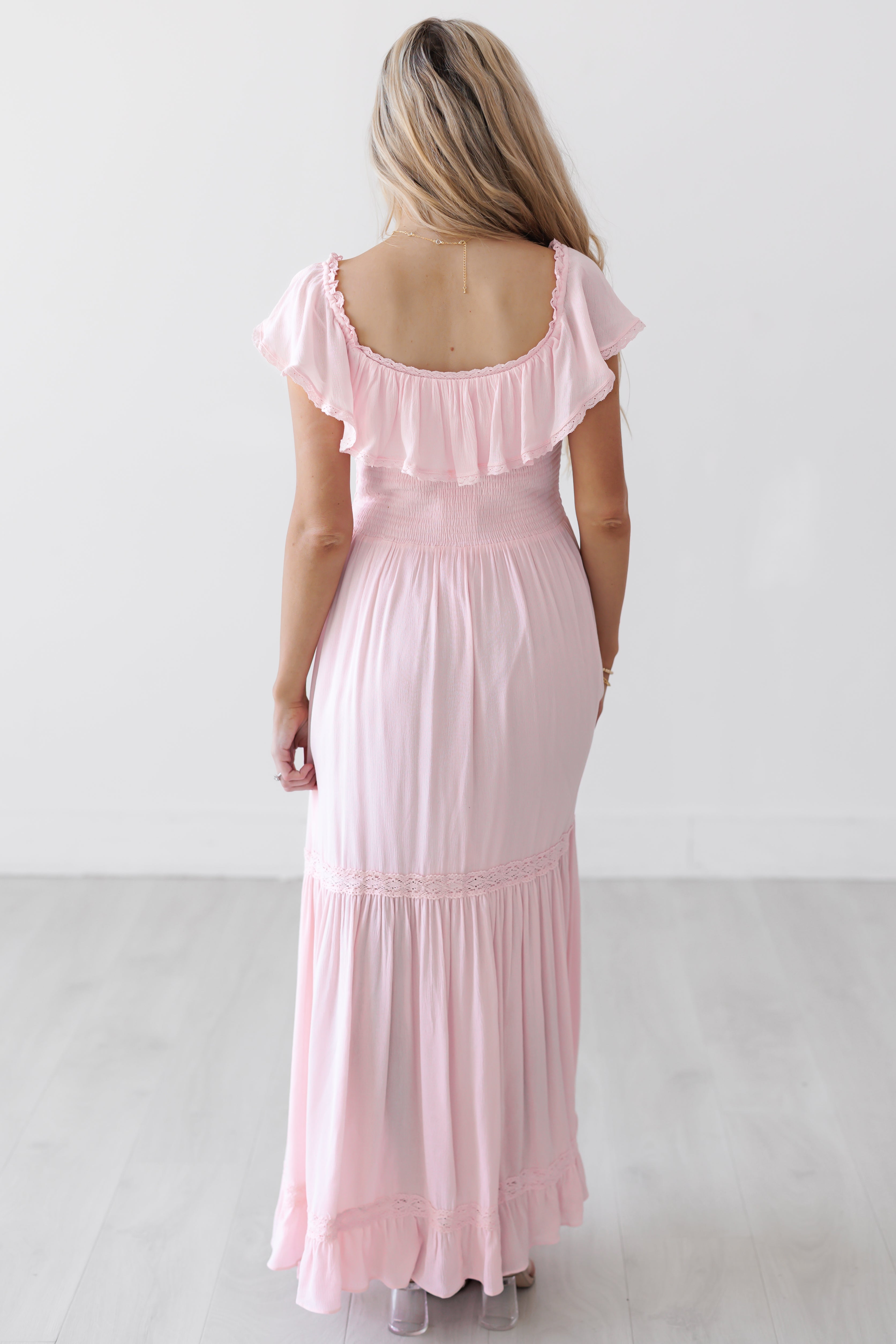 Tiffany Dress - Pastel Pink