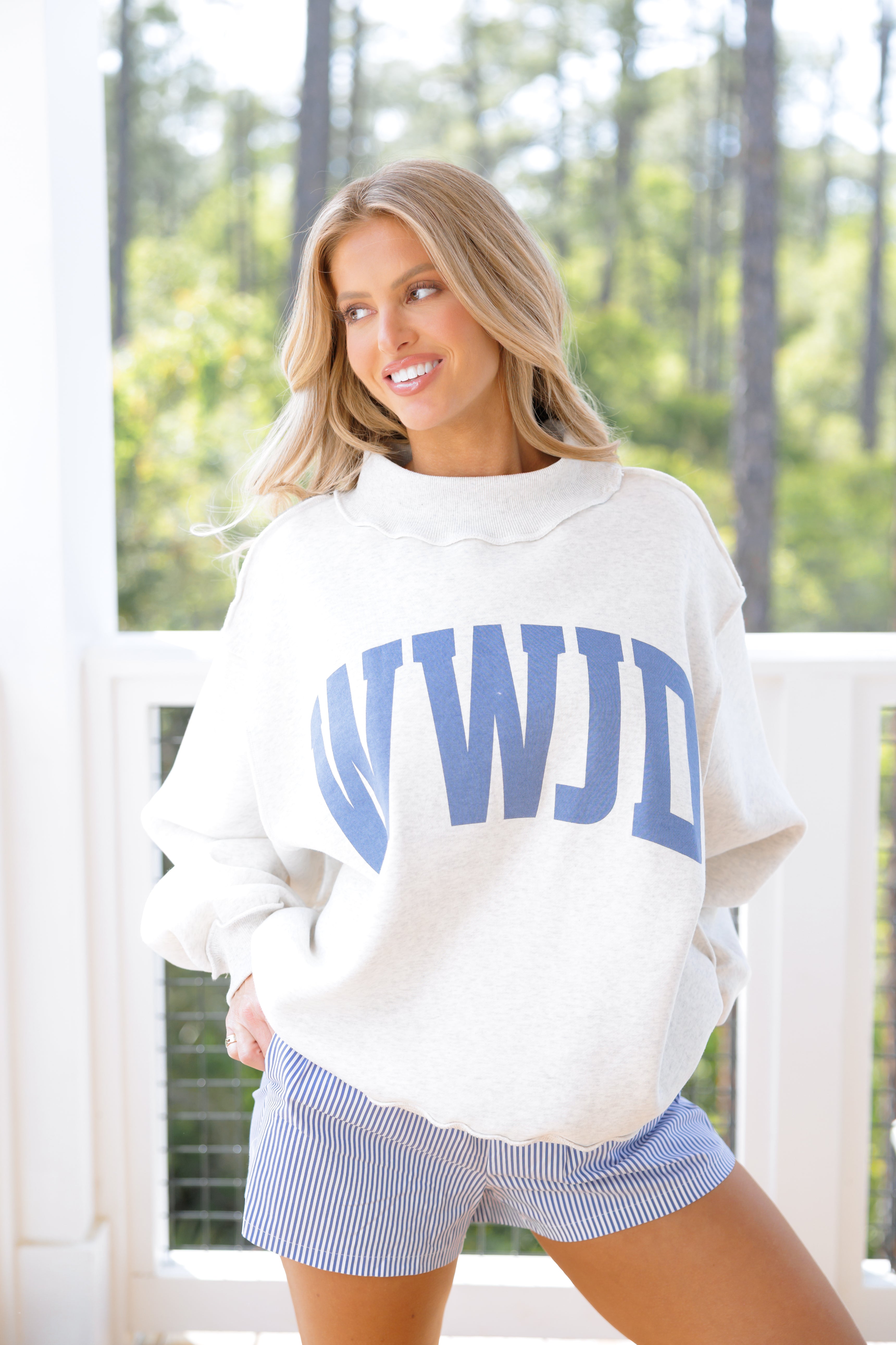 WWJD/Amen Reversible Sweatshirt