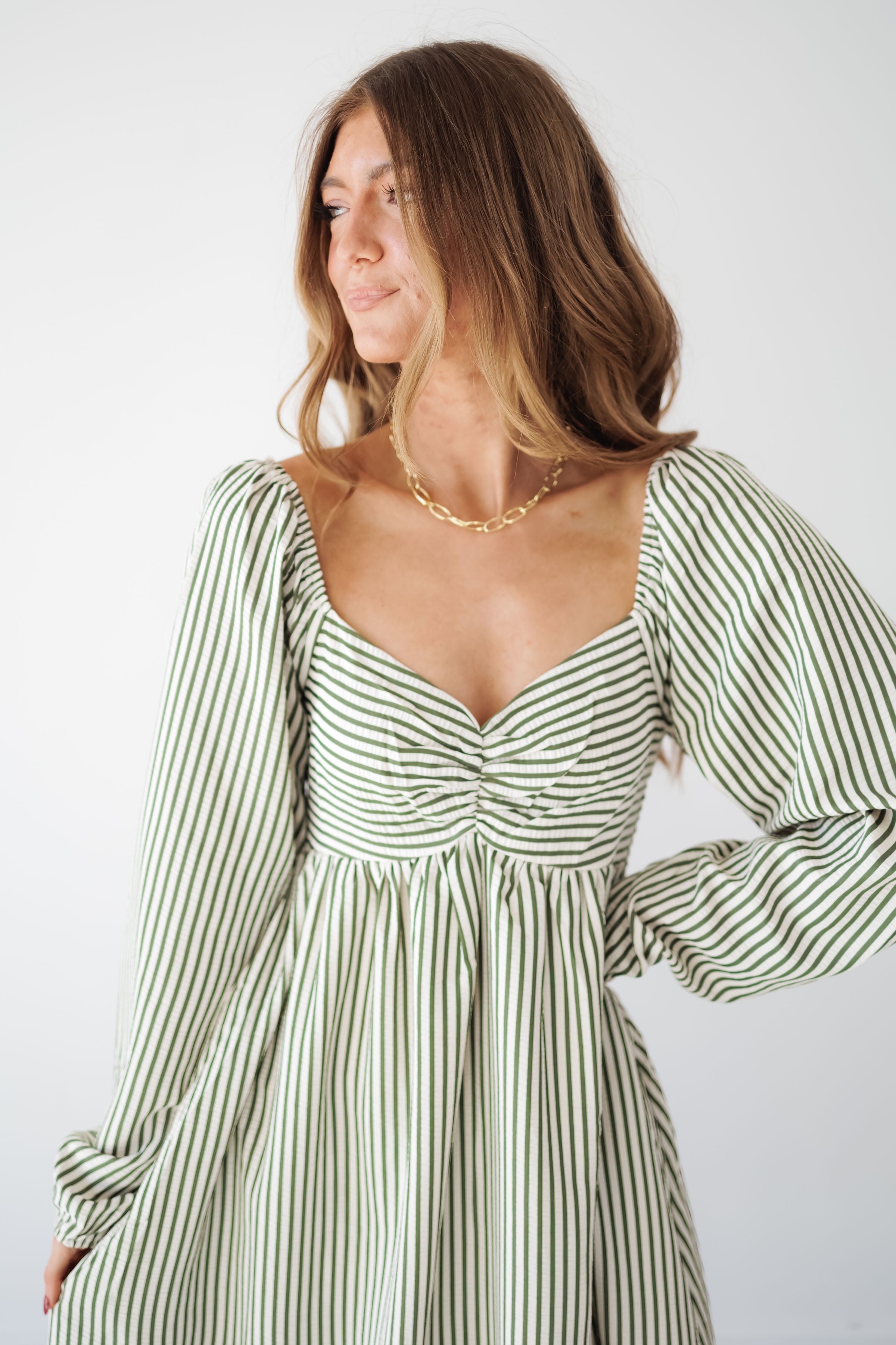 Mirabel Dress - Olive