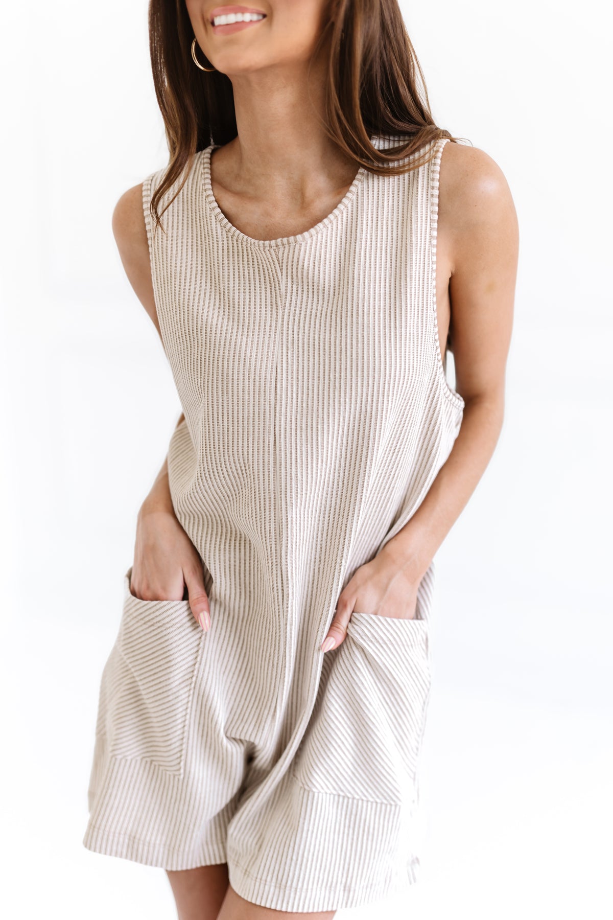 Rylee Romper - Taupe