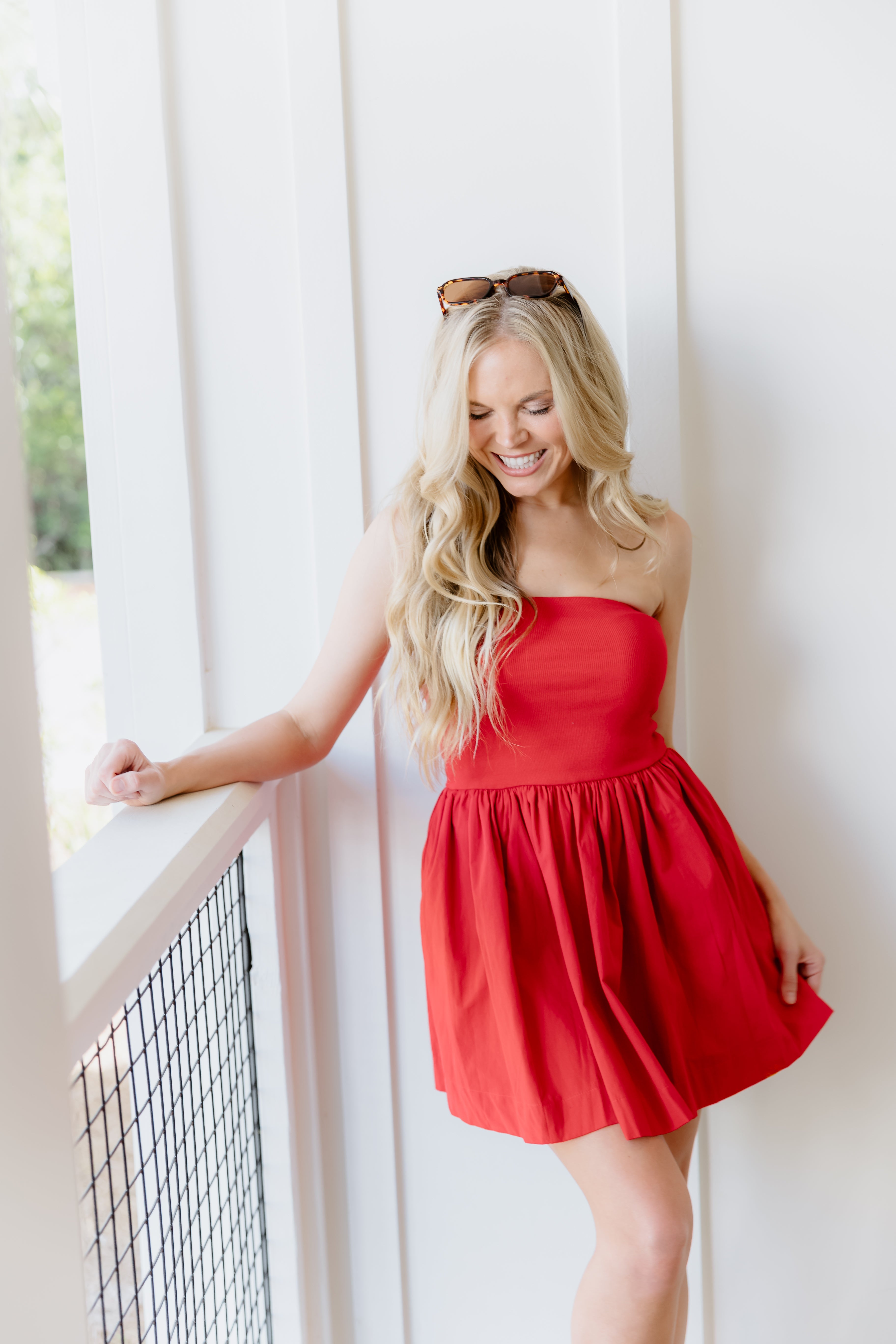 Loretta Mini Dress - Red