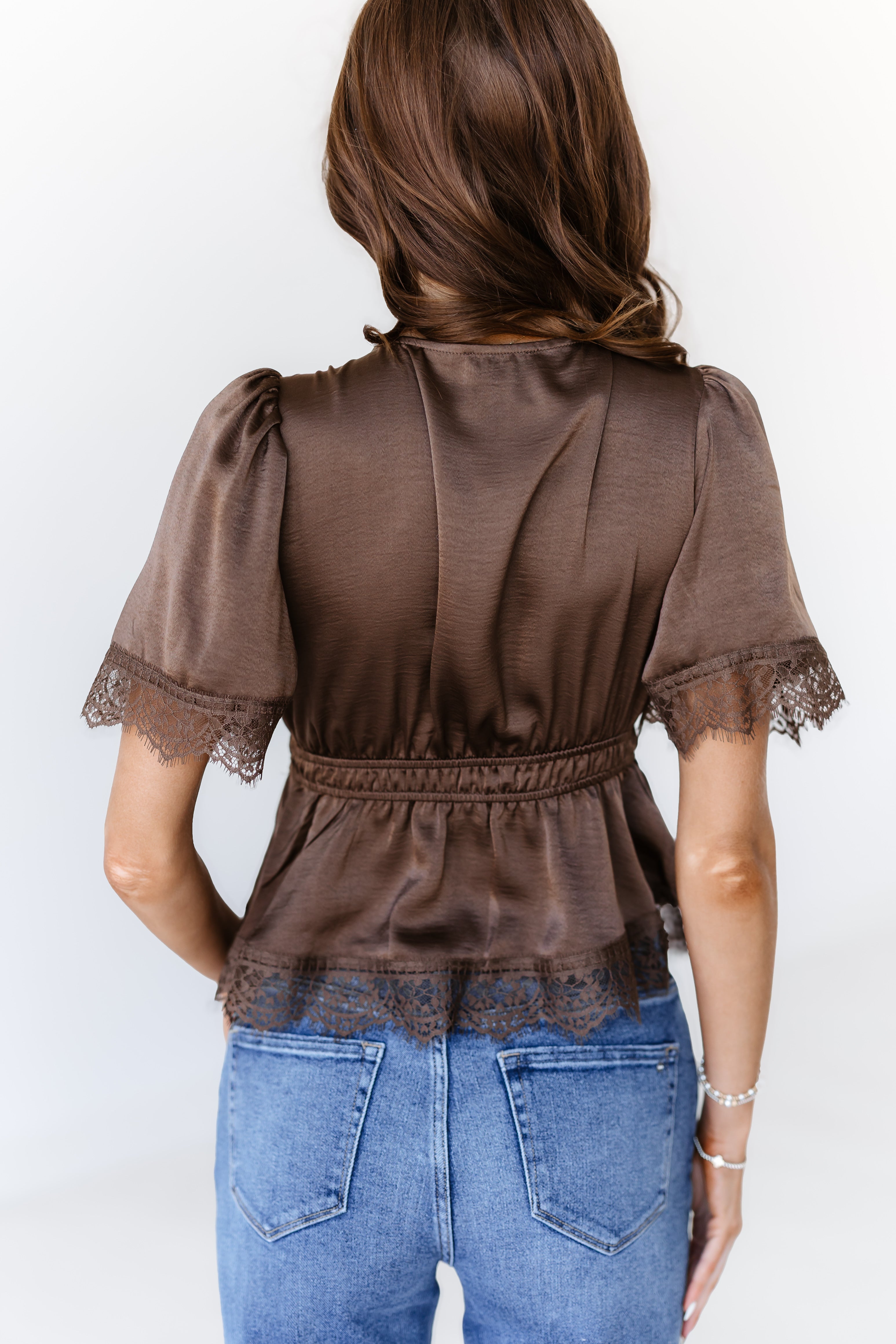 Break The Pattern Top - Brown