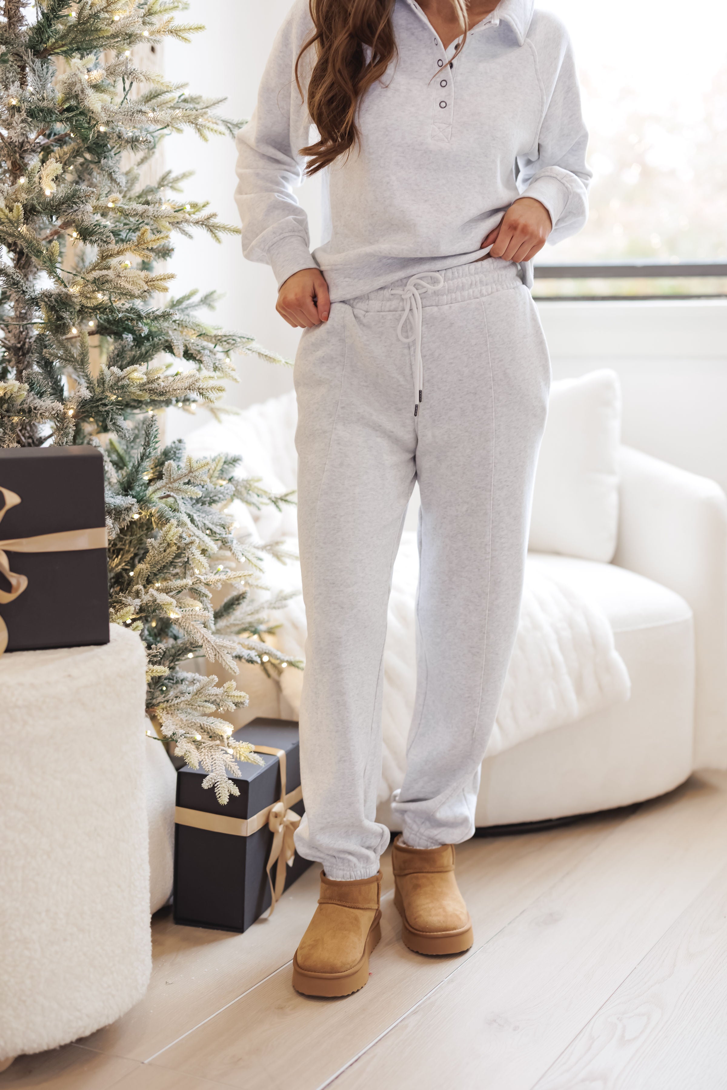 Snowy Whisper Pants - Grey