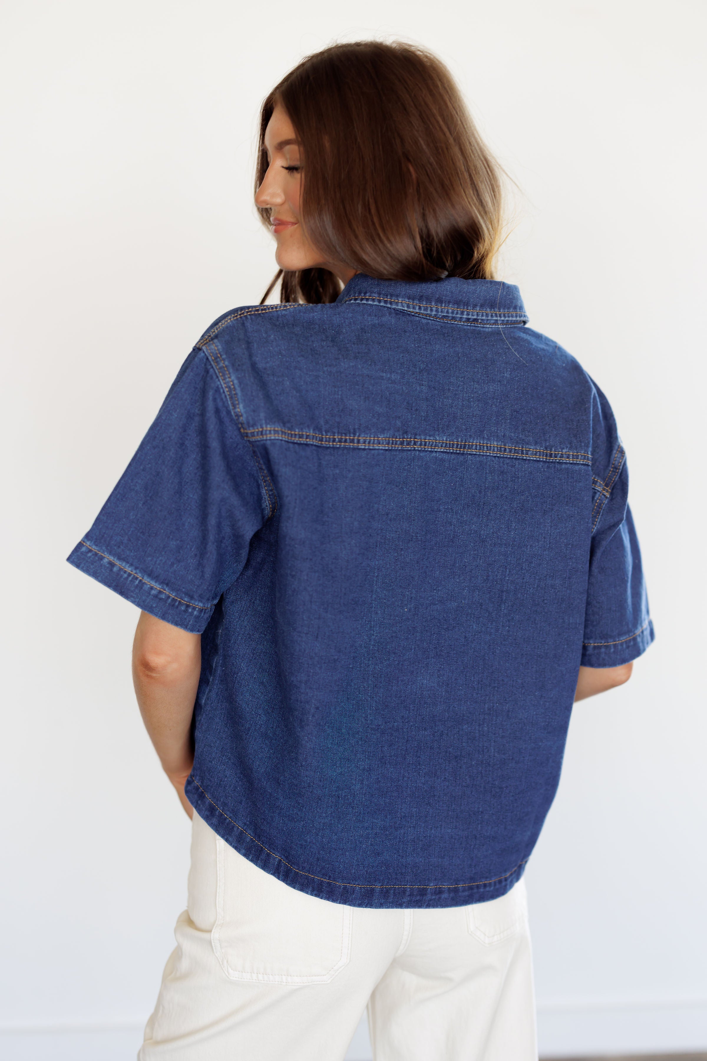 Cabin Night Denim Top