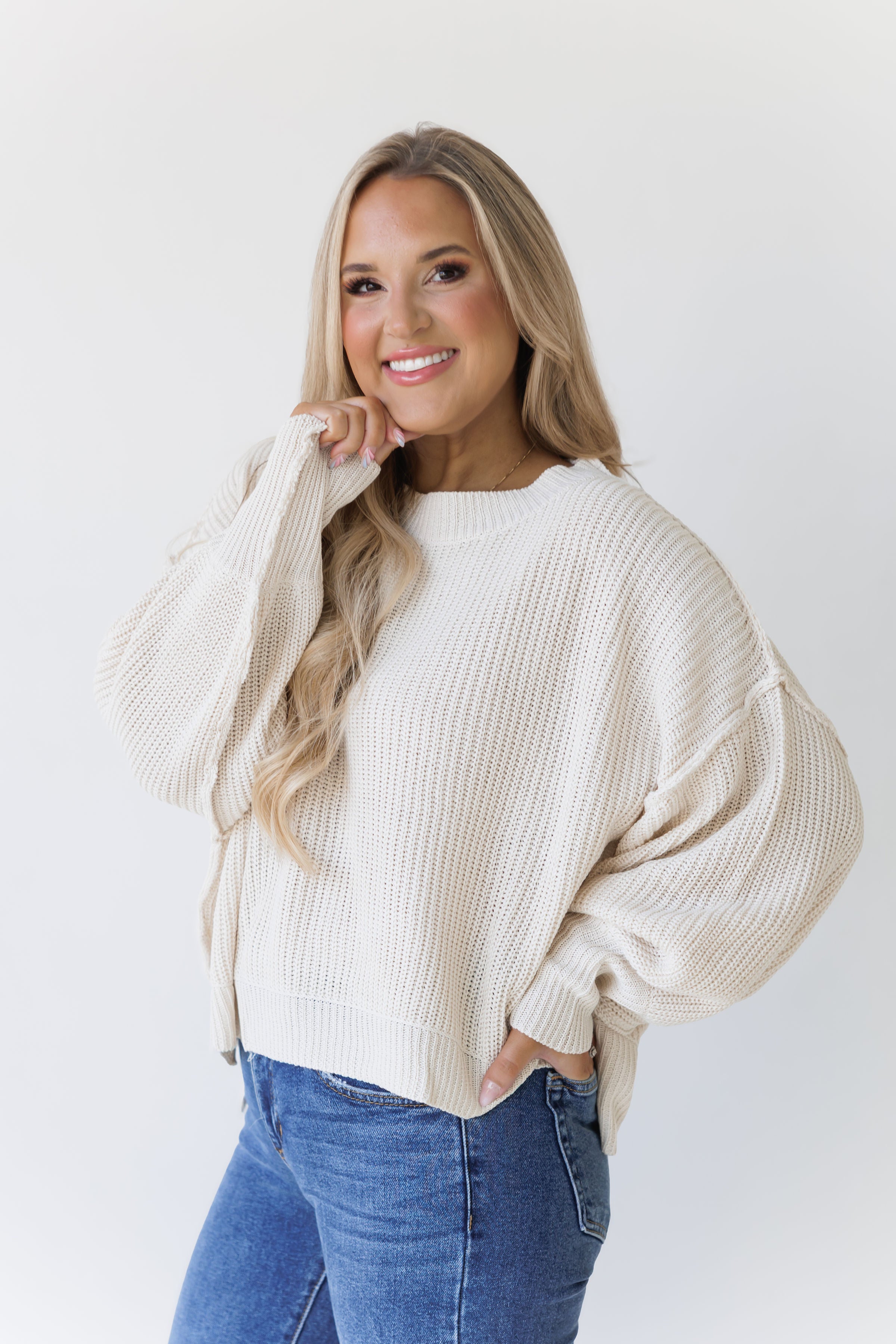 Inner Space Pullover - Ivory