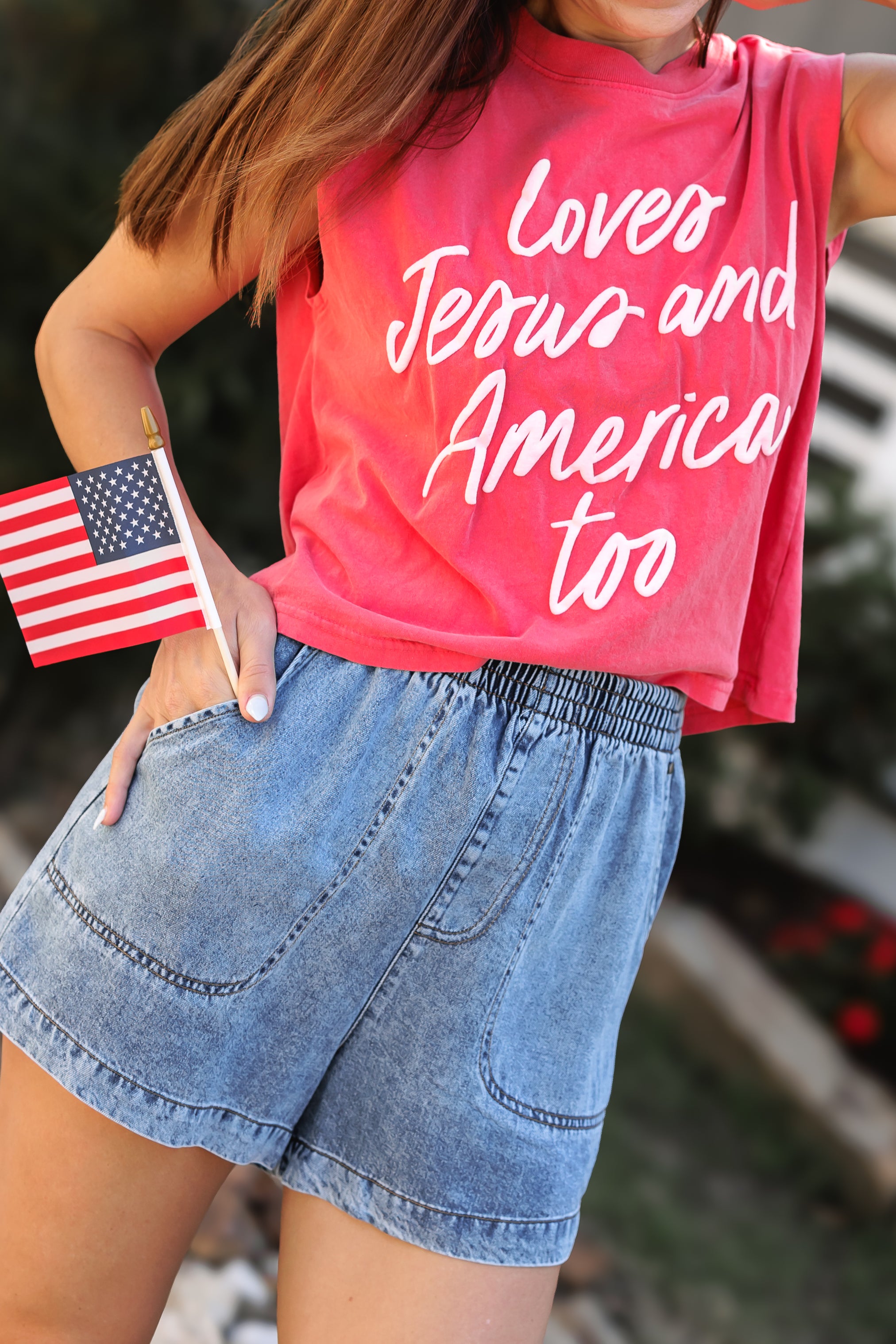 Loves Jesus And America Tank